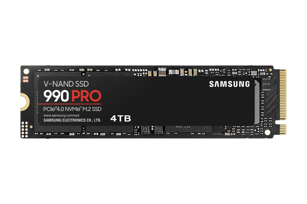 Samsung 990 PRO NVMe M.2 2280 4TB PCIe 4.0 (MZ-V9P4T0BW)