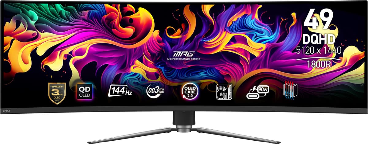 msi MPG 491CQP QD-OLED 49 Curved OLED Gaming Monitor