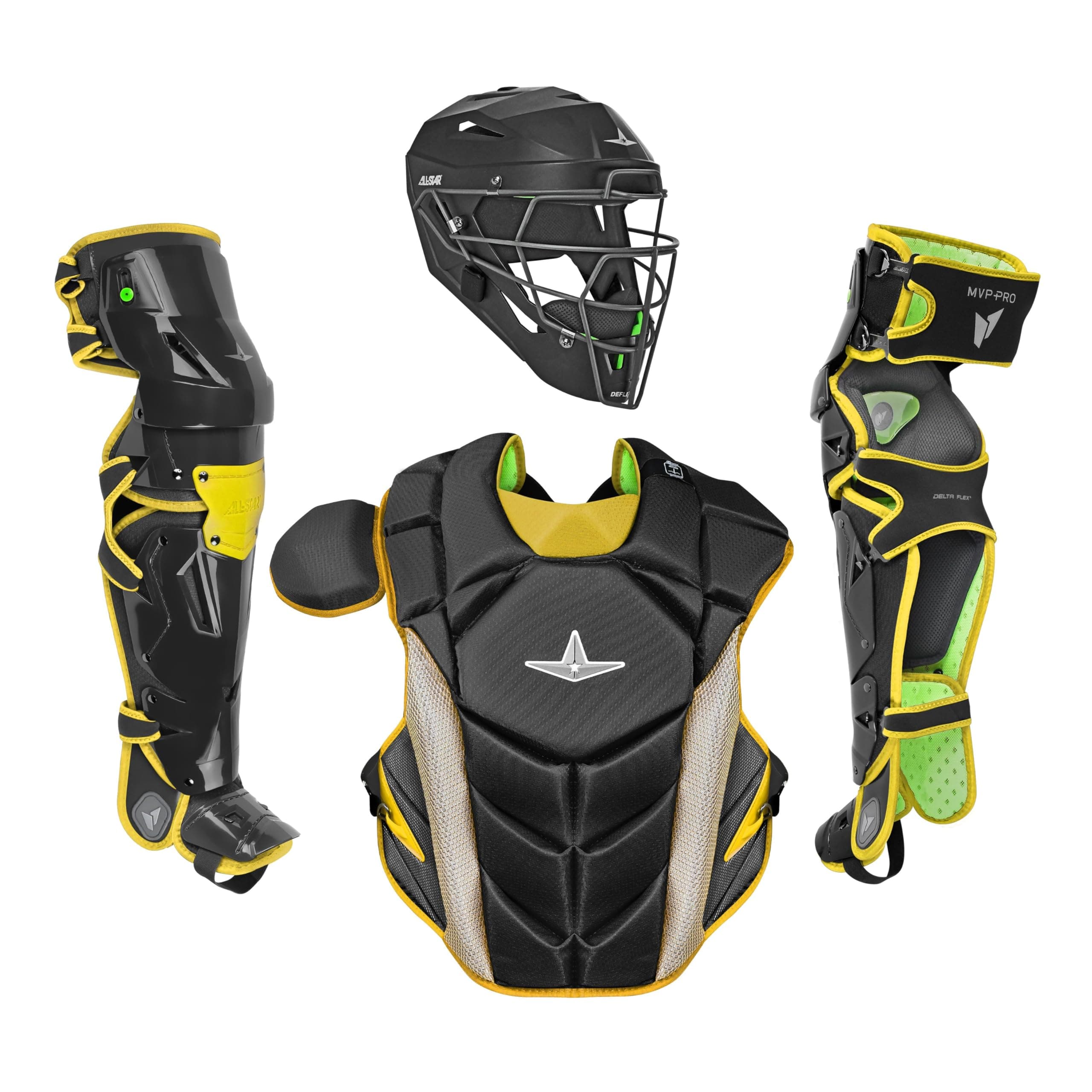 Kit de receptor All-Star MVP-PRO, BK/GO, mediano CKCC-5-LT-MED-BK_GO