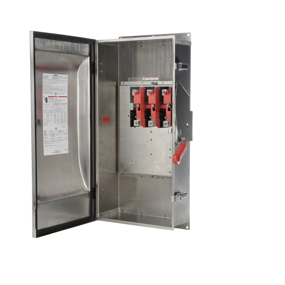 SIEMENS HNF364S 200-Amperios 3 polos 600 voltios 3 hilos Interruptores de seguridad pesado sin fusible