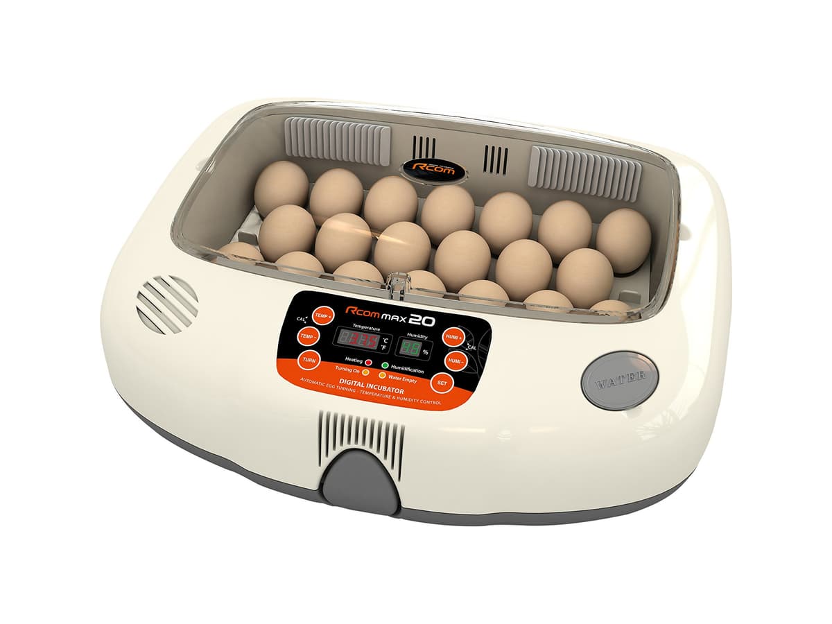 R-Com MX-20 Incubadora automática digital para 20 huevos, giro automático