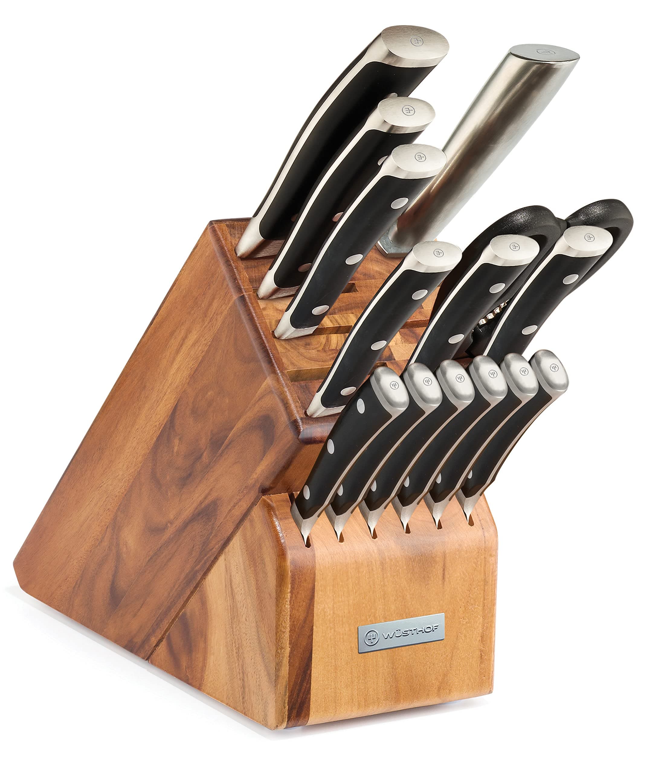 WÜSTHOF Classic IKON set de cuchillos de 15 piezas con bloque 1090371501