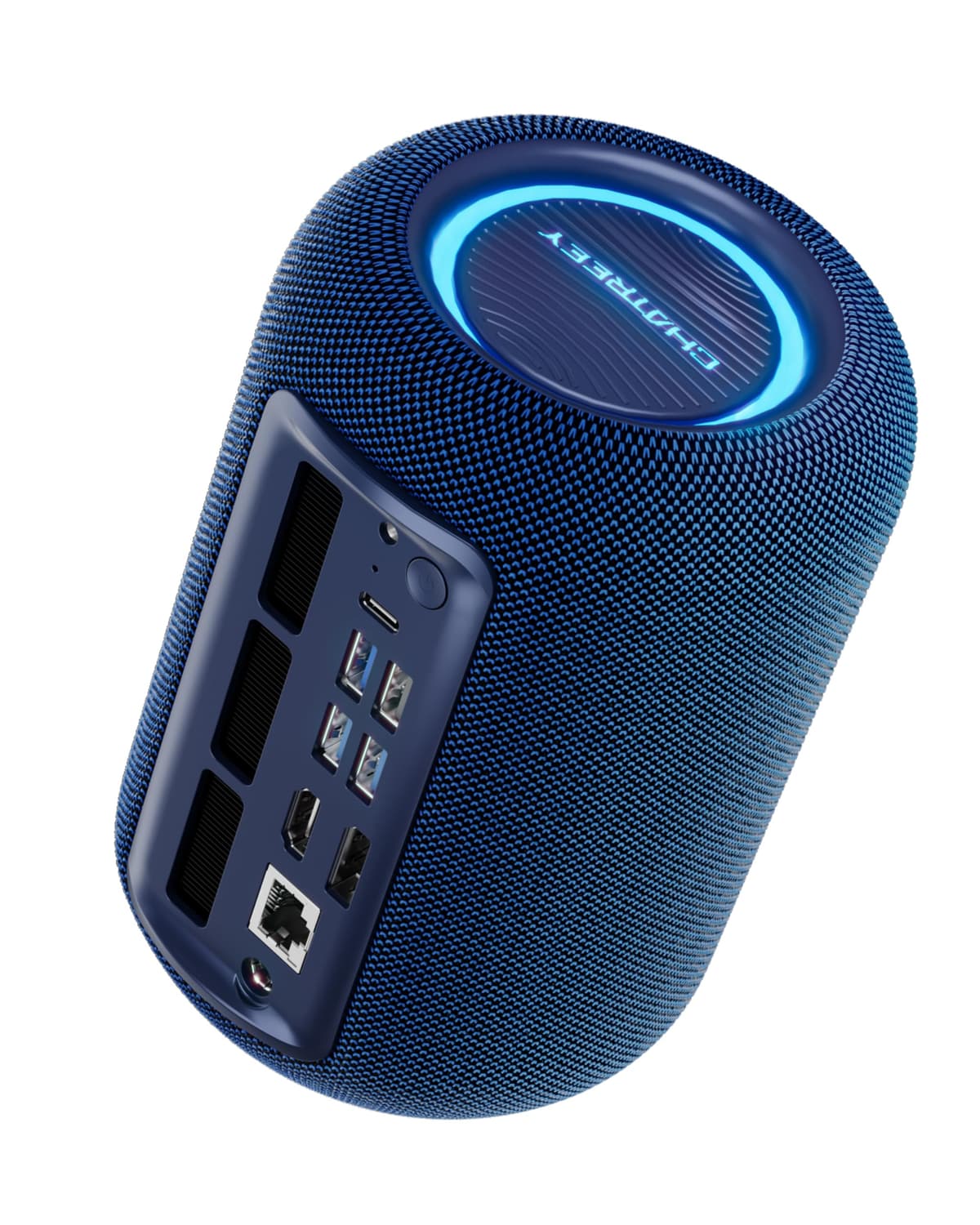 chatreey Mini PC Altavoz Hi-Fi - AMD Ryzen 7 8745HS (8C/16H, hasta 4.9 GHz, Beat H 255) 16GB RAM 512GB SSD, Mini PC para Juegos con USB-C 4.0/Salida 3-pantallas/Wi-Fi 6/BT 5.2/NIC 2.5G para Oficina en Casa AMD Ryzen 7 8745HS - EXR1