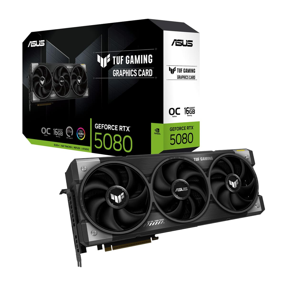 ASUS TUF Gaming GeForce RTX 5080 16GB GDDR7 OC Edition PCIe 5.0 90YV0M30-M0NA00
