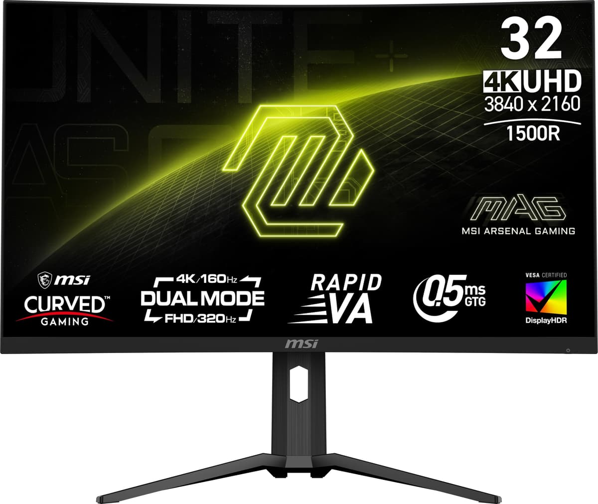 msi MAG 321CUPDF Monitor Gaming 32" UHD/FHD 320Hz, 0.5ms