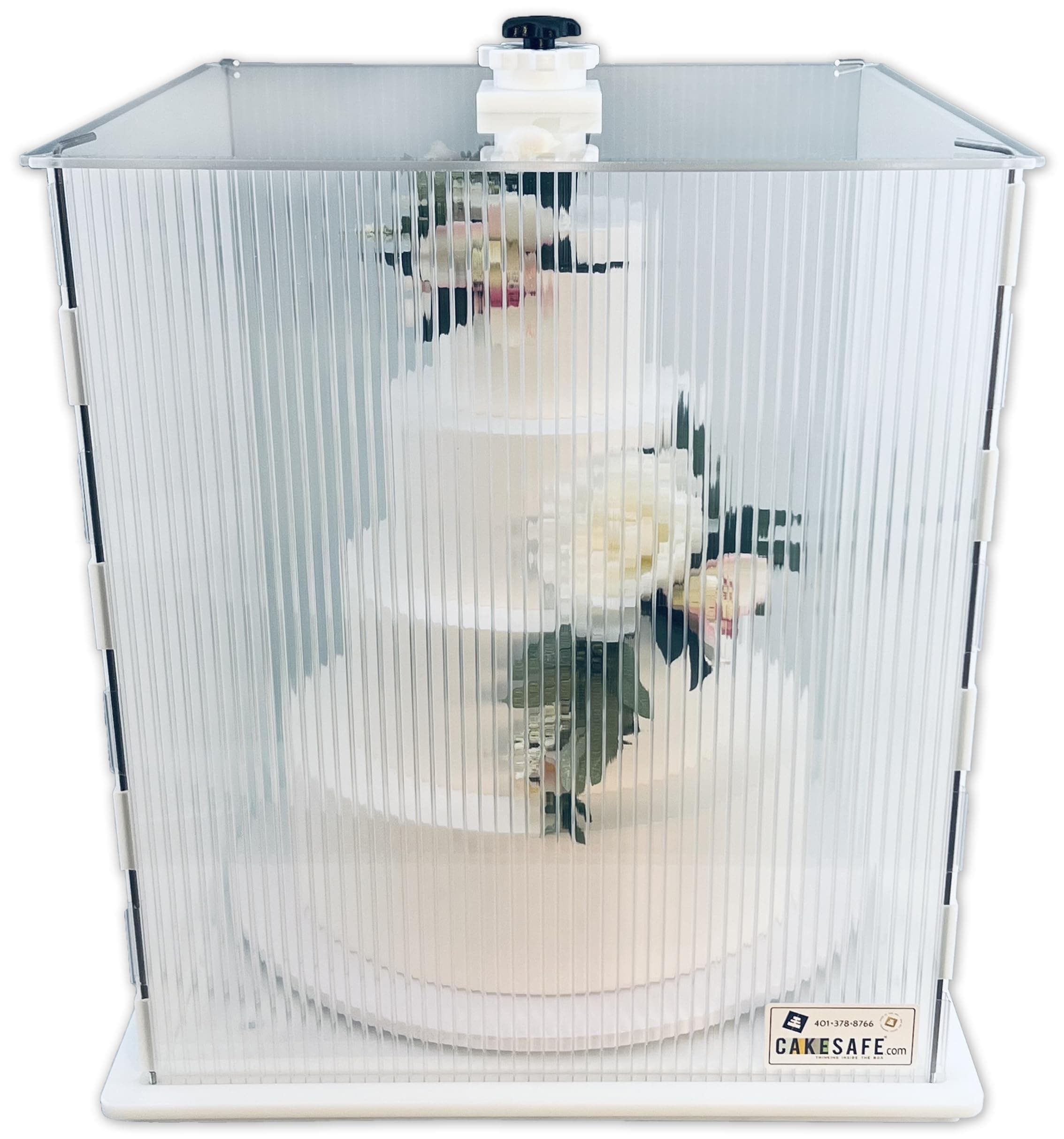 CAKESAFE Medium Cake Transporter transparente (20" W x 22" H) CS-M01