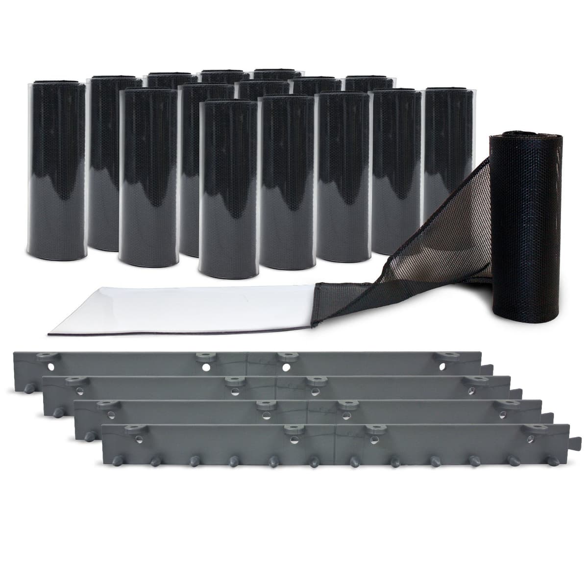 Aleco 405016 AirFlex Malla Insectos 8' x 8', Negra