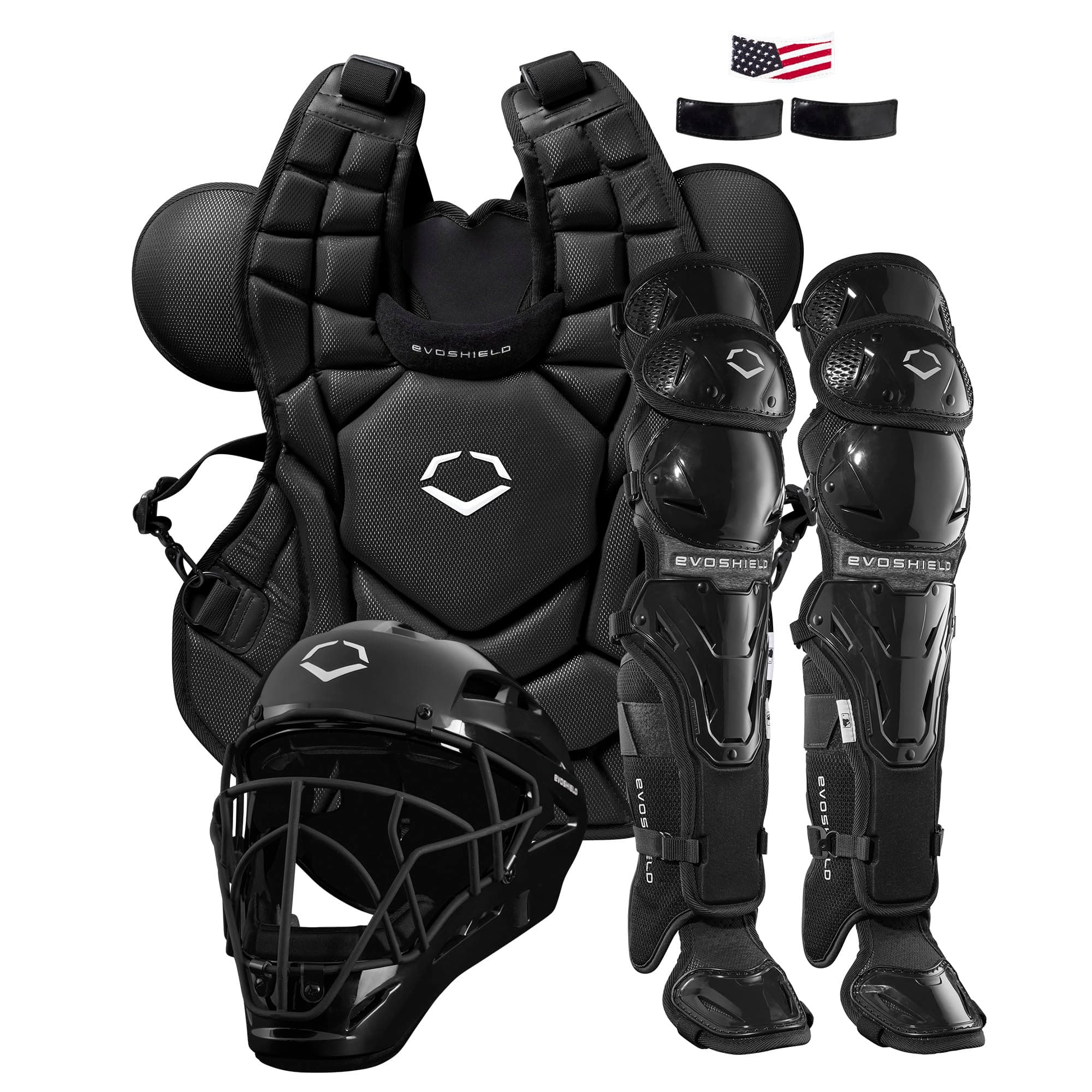 EvoShield G2S Baseball Catcher's Gear Kit - Black, Intermediate Size WB5744401INT