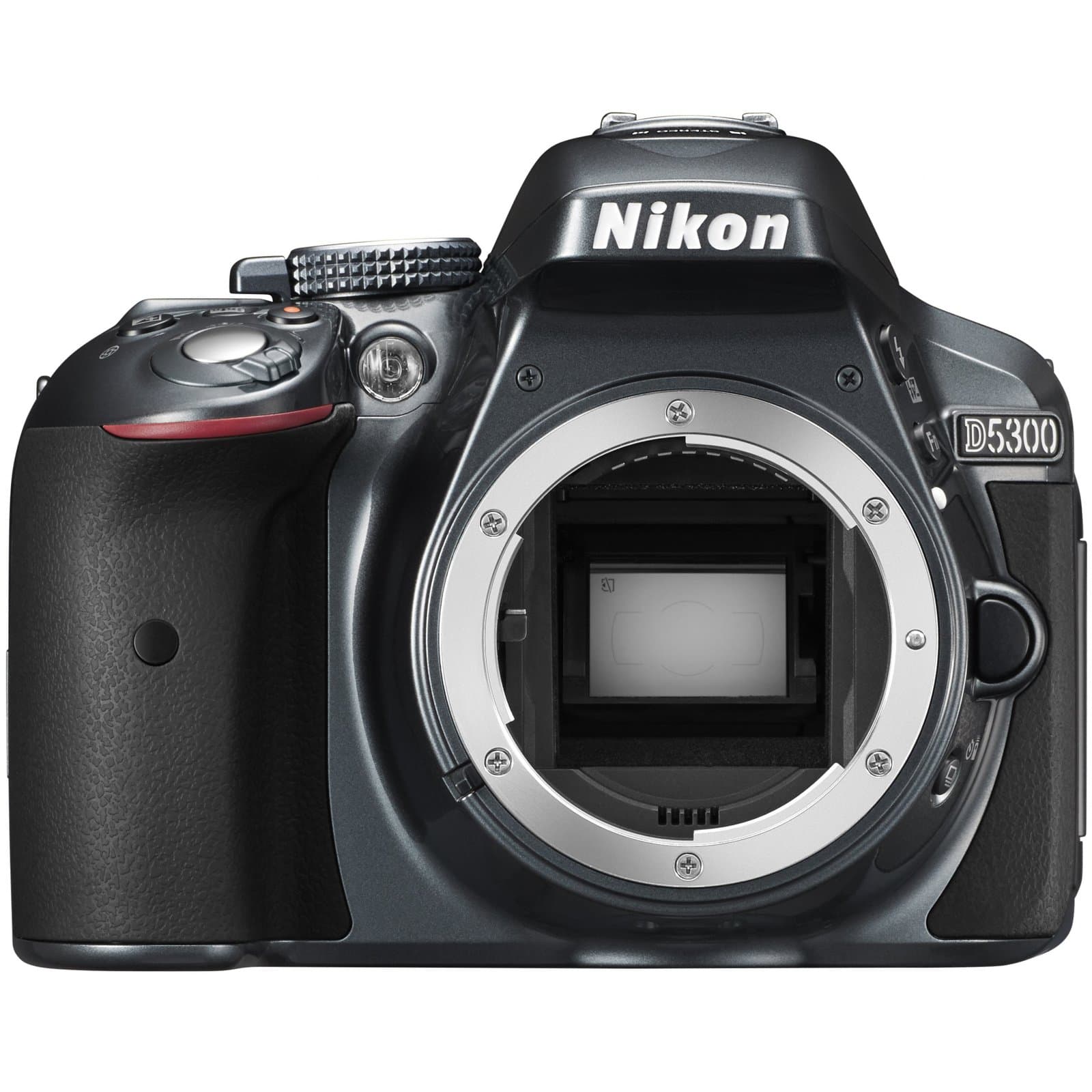 Cámara réflex digital Nikon D5300 (solo cuerpo) (gris) (renovada) K-91807-00-CR
