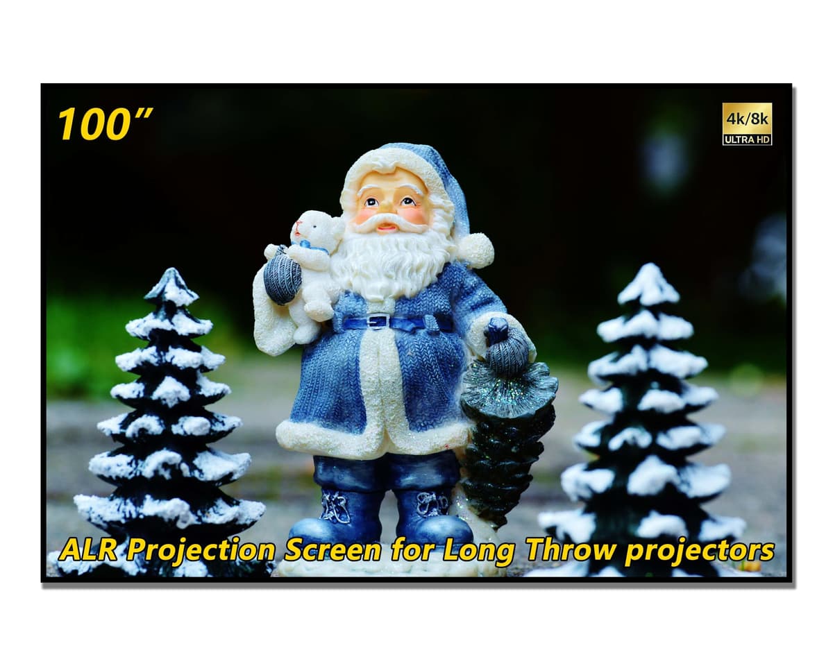 Generic Pantalla ALR 100" 16:9 marco fijo, tecnología Nano Silver Coating, para proyectores estándar 100 inch 16:9