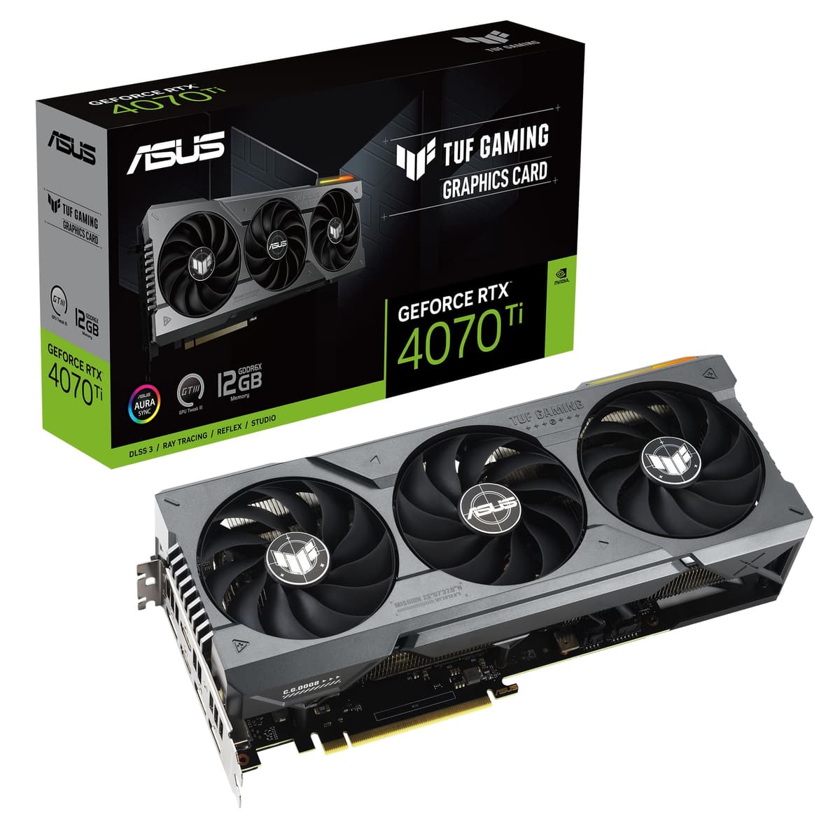 ASUS TUF Gaming GeForce RTX 4070 Ti 12GB GDDR6X 90YV0IJ1-M0NA00
