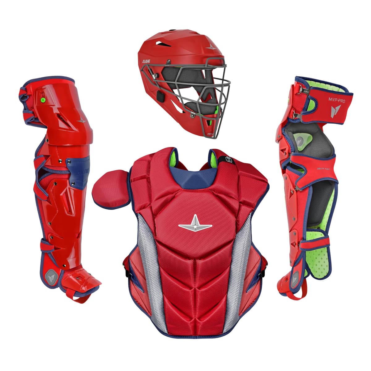 All-Star MVP-PRO Series Catcher's Kit SC/NA, Medium CKCC-5-LT-MED-SC_NA