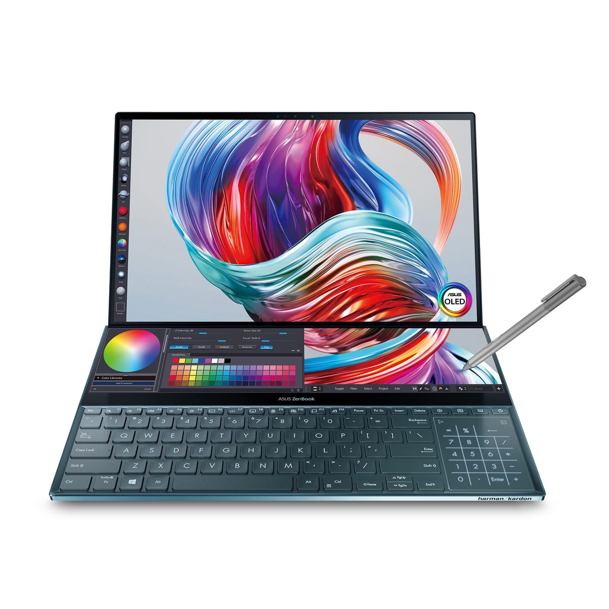 ASUS ZenBook Pro Duo UX581 15.6" 4K UHD Touch con ScreenPad Plus Intel i7 RTX 2060 16GB 1TB UX581LV-XS74T