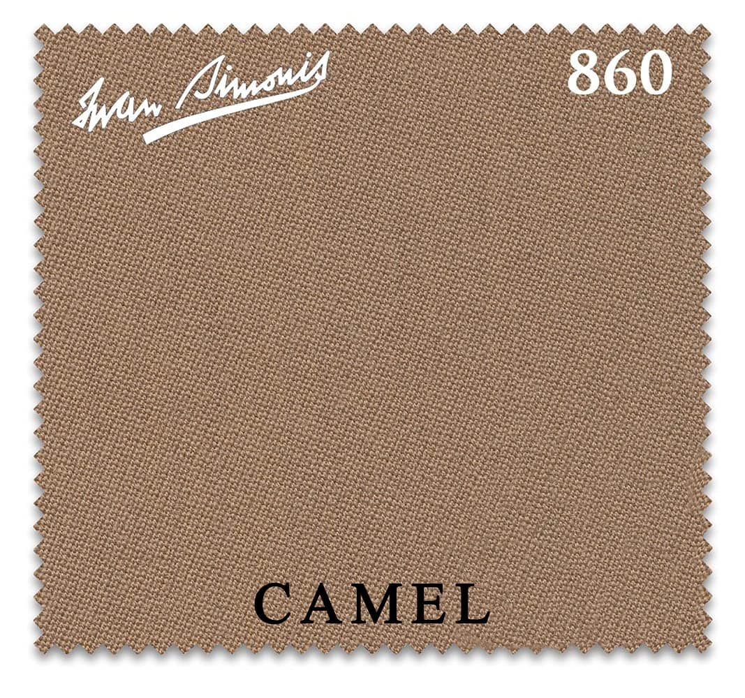 Billiard City Simonis 860 paño para mesa de pool - Pre-cut rails (Camel, 10 ft)