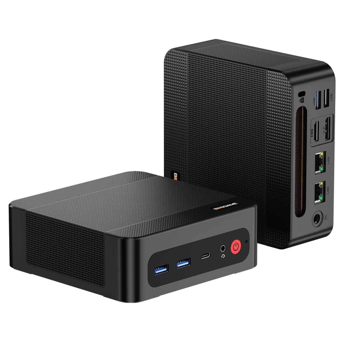BOSGAME P3 Plus Mini PC Ryzen 7 7840HS, 32GB DDR5, 1TB PCIe SSD, Wi-Fi 6E, Dual LAN