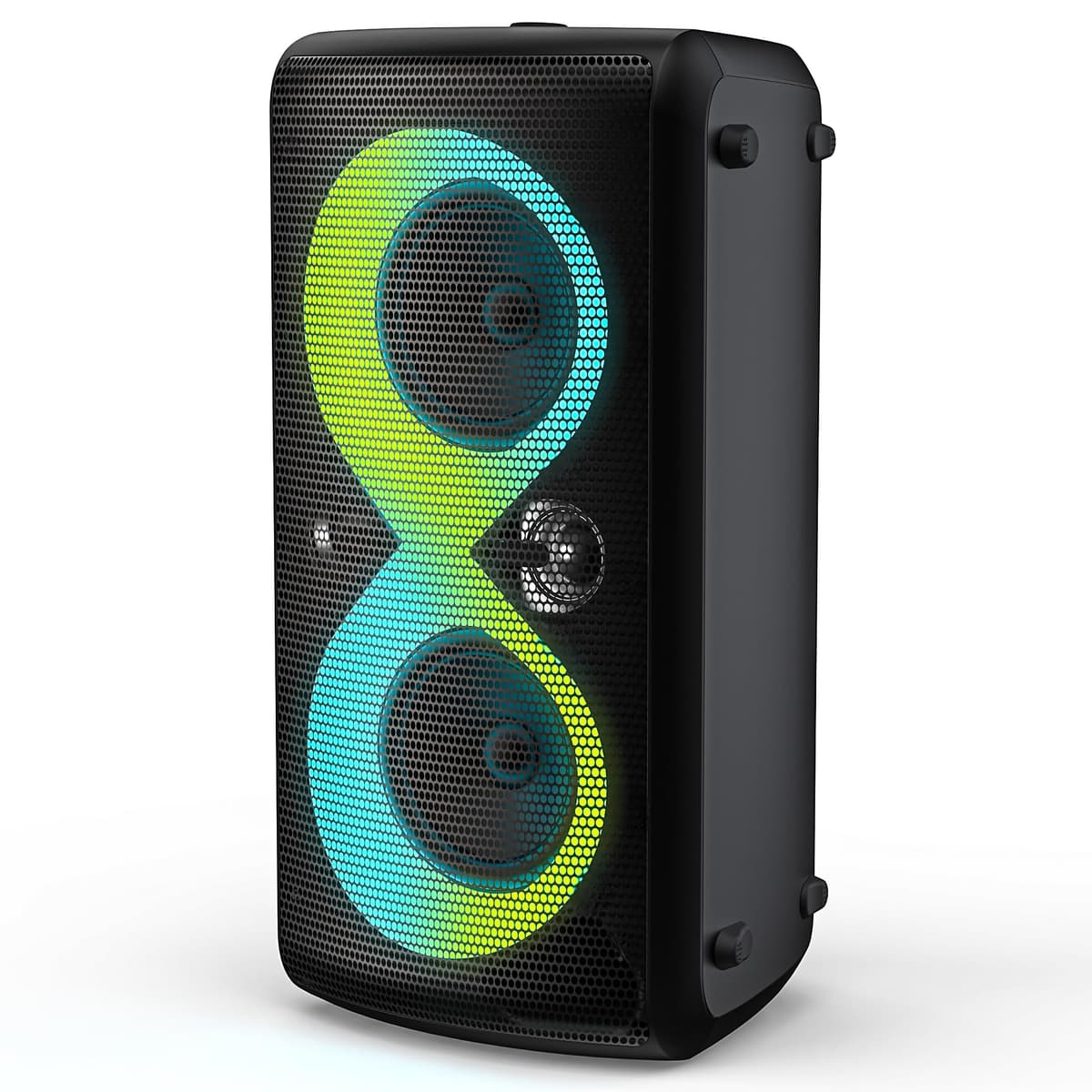 Monster Cycle Plus Parlante Bluetooth portátil 380W con subwoofers y luces
