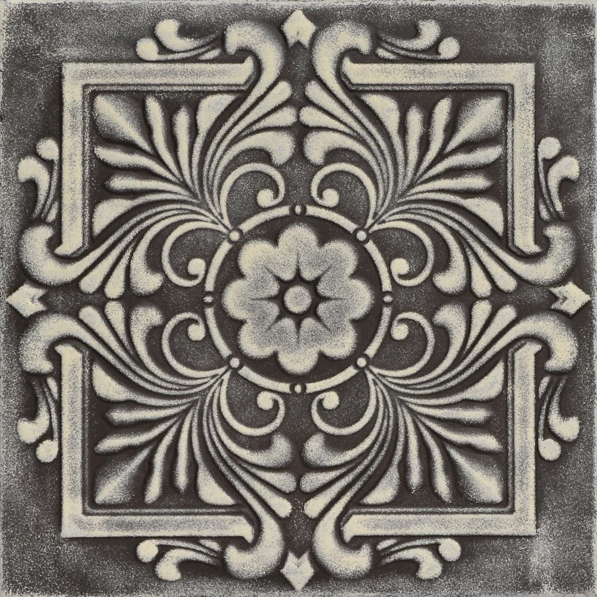À LA MAISON CEILINGS R14 Placa de techo victoriana de espuma para pegar (256 sq. ft./Case) Pack de 96 Marrón Beige R14bbg-96