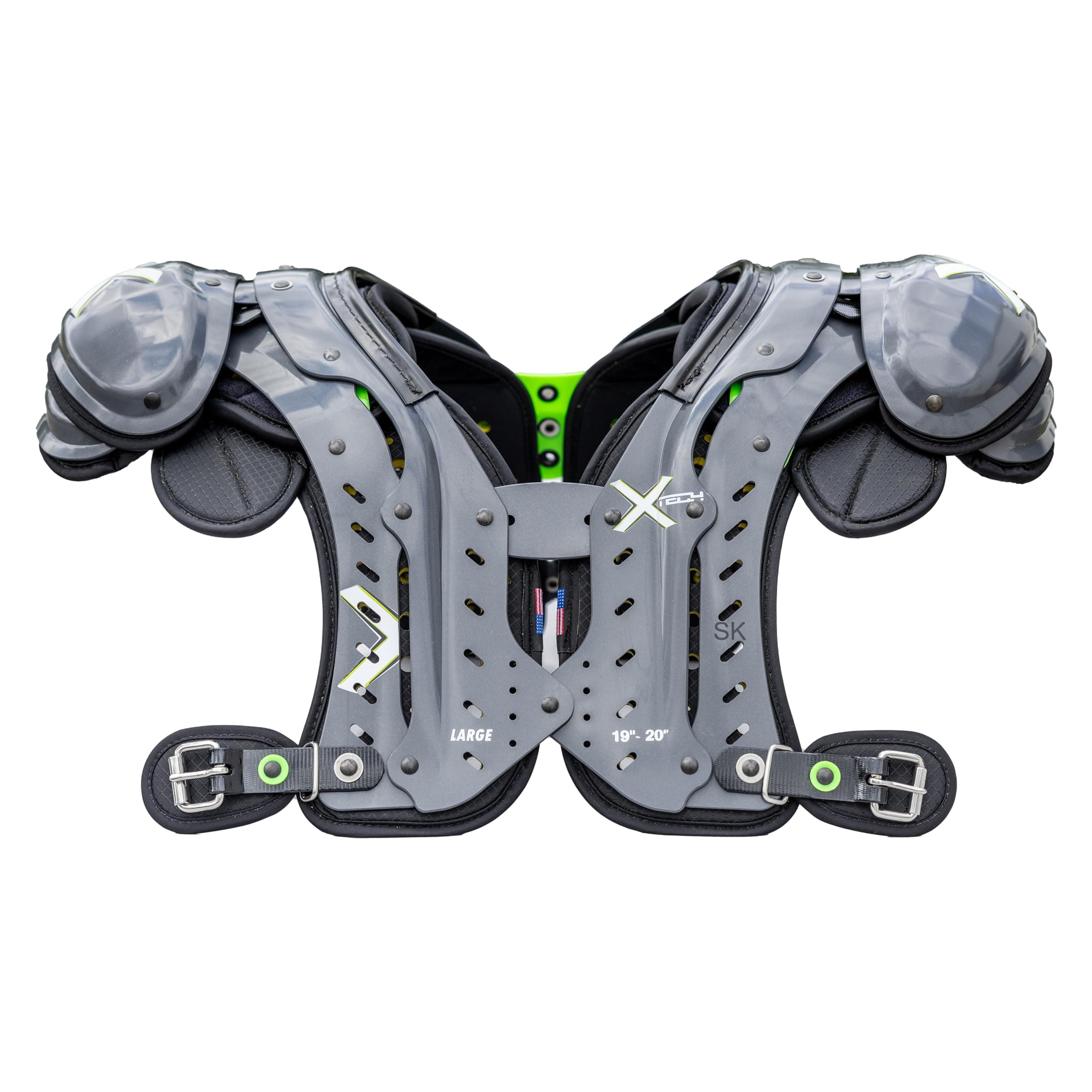 XTECH X2 Football Shoulder Pads - Skill Large (19-20")