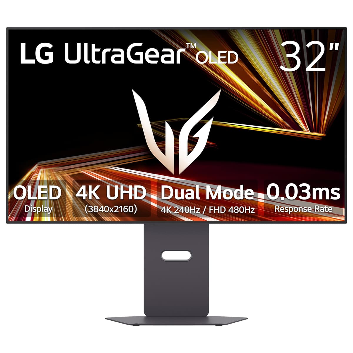 LG 32GX870A-B 32" UltraGear OLED 4K 240Hz/480Hz Dual Mode 0.03ms VESA True Black 400 32GX870A-B.AUS