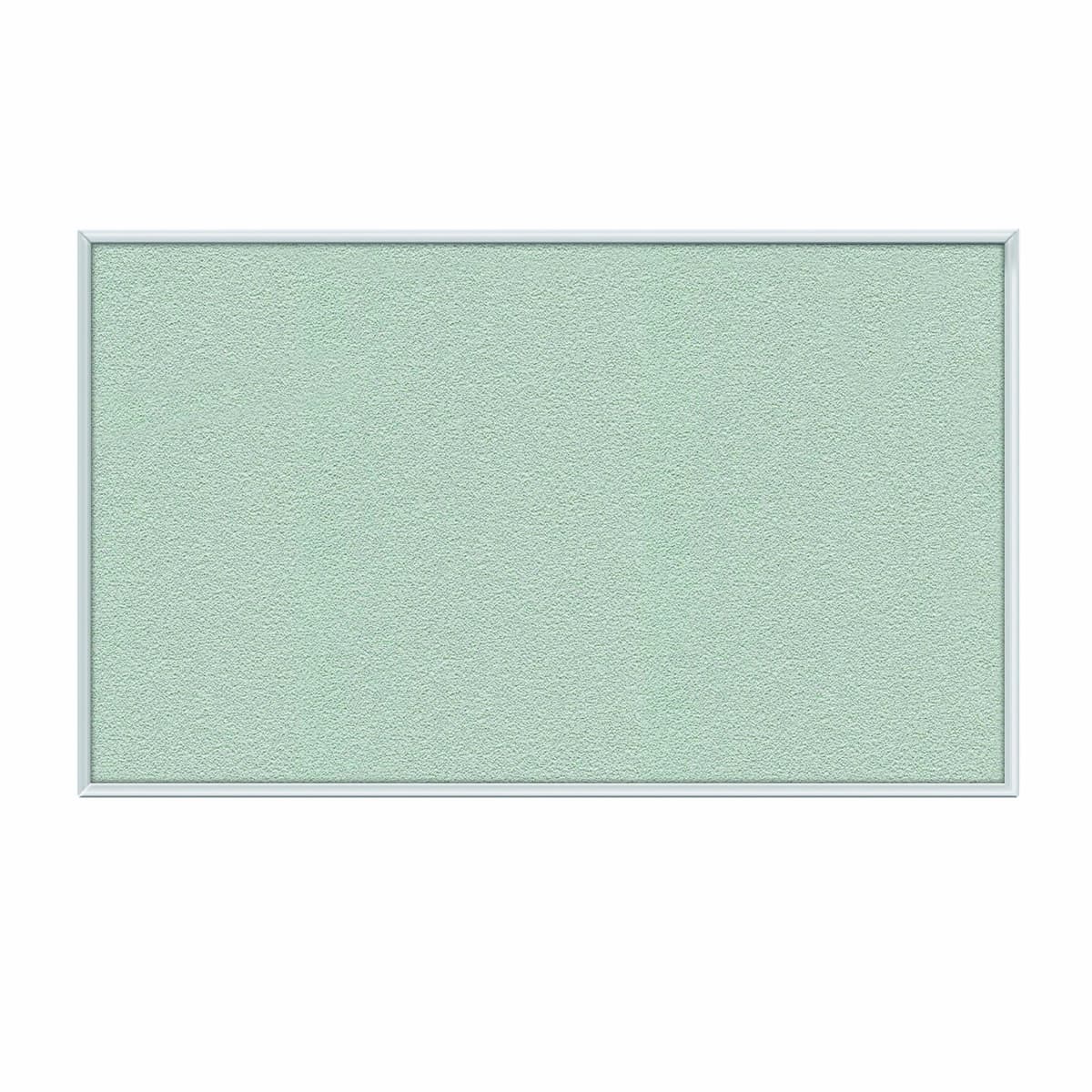 Tablero de Avisos Vinílico Ghent Silver 4.5" x 1.5" con Marco de Aluminio AV412-193
