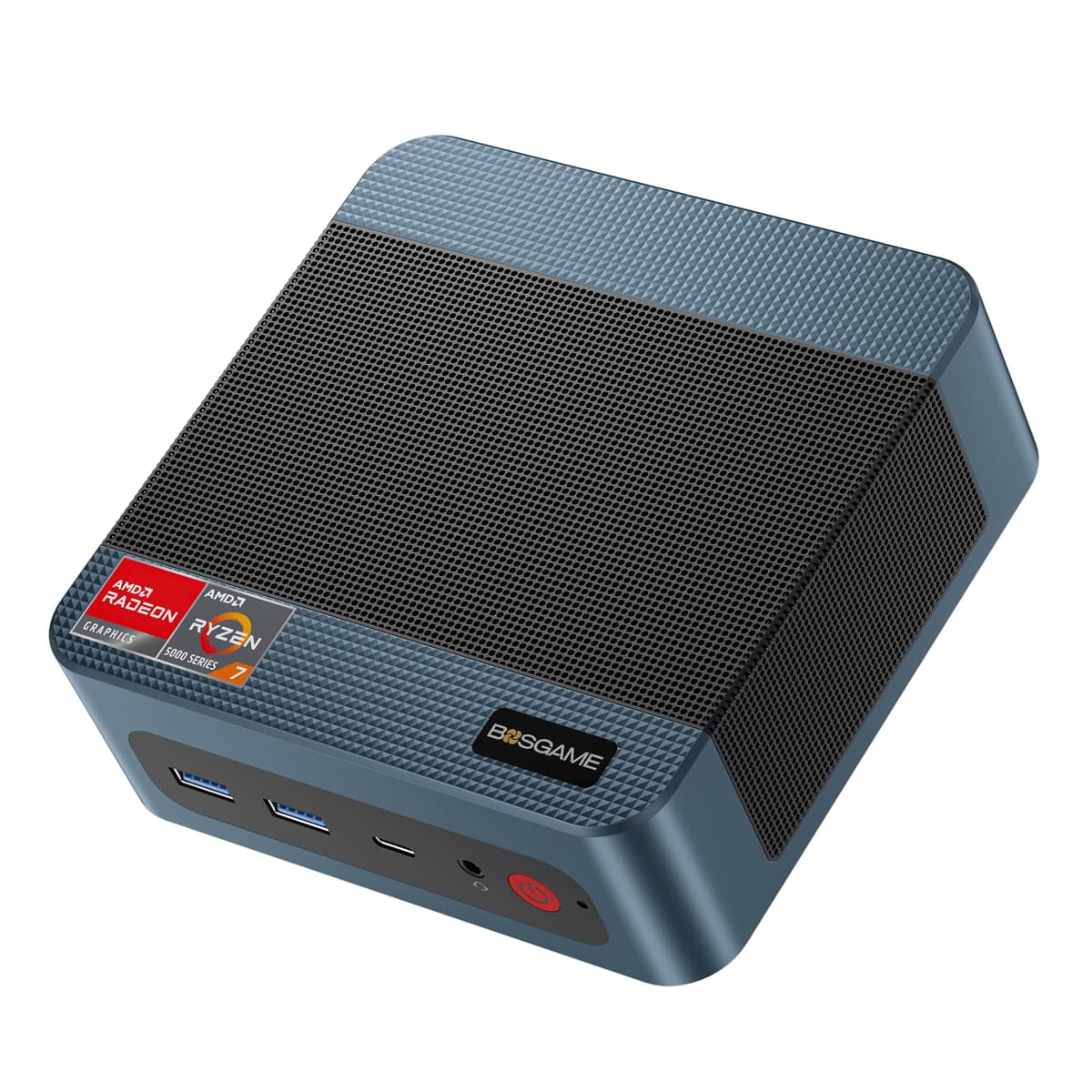 BOSGAME P3 Mini PC Ryzen 7 6800H - 32GB DDR5, 1TB NVMe, WiFi 6E