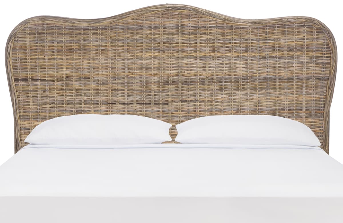 Safavieh Imelda Respaldo de cama king en rattan gris SEA8027A-K