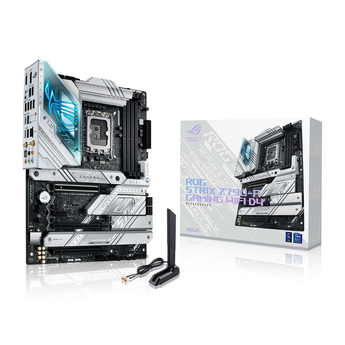 Asus ROG Strix Z790-A Gaming WiFi D4 Intel Z790 LGA 1700 ATX Placa madre DDR4-SDRAM 90MB1CN0-M0EAY0