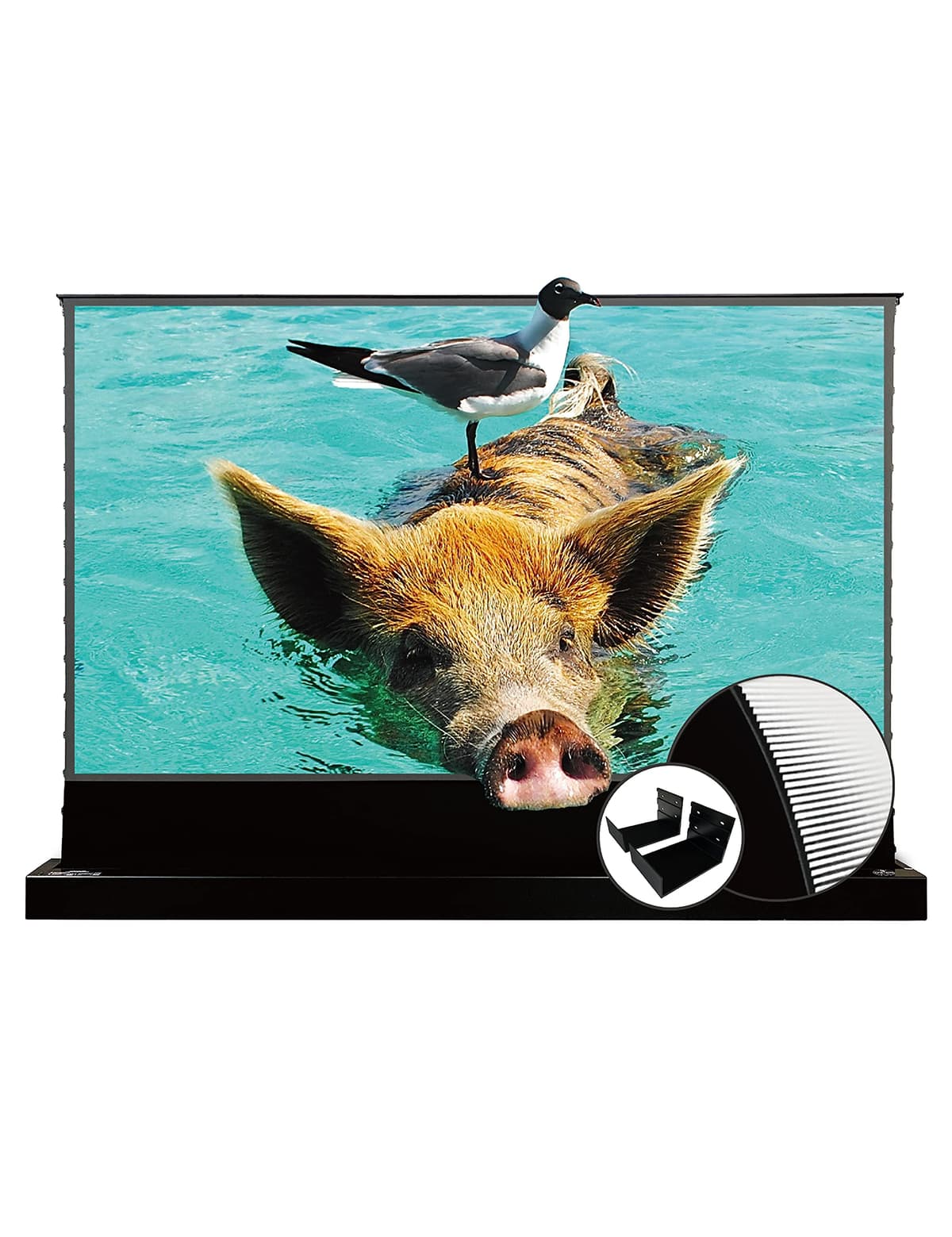 VIVID STORM SINCE 2004 VIVIDSTORM S PRO 72 inch Pantalla Motorizada Rising ALR para Proyectores UST VSDSTUST72H