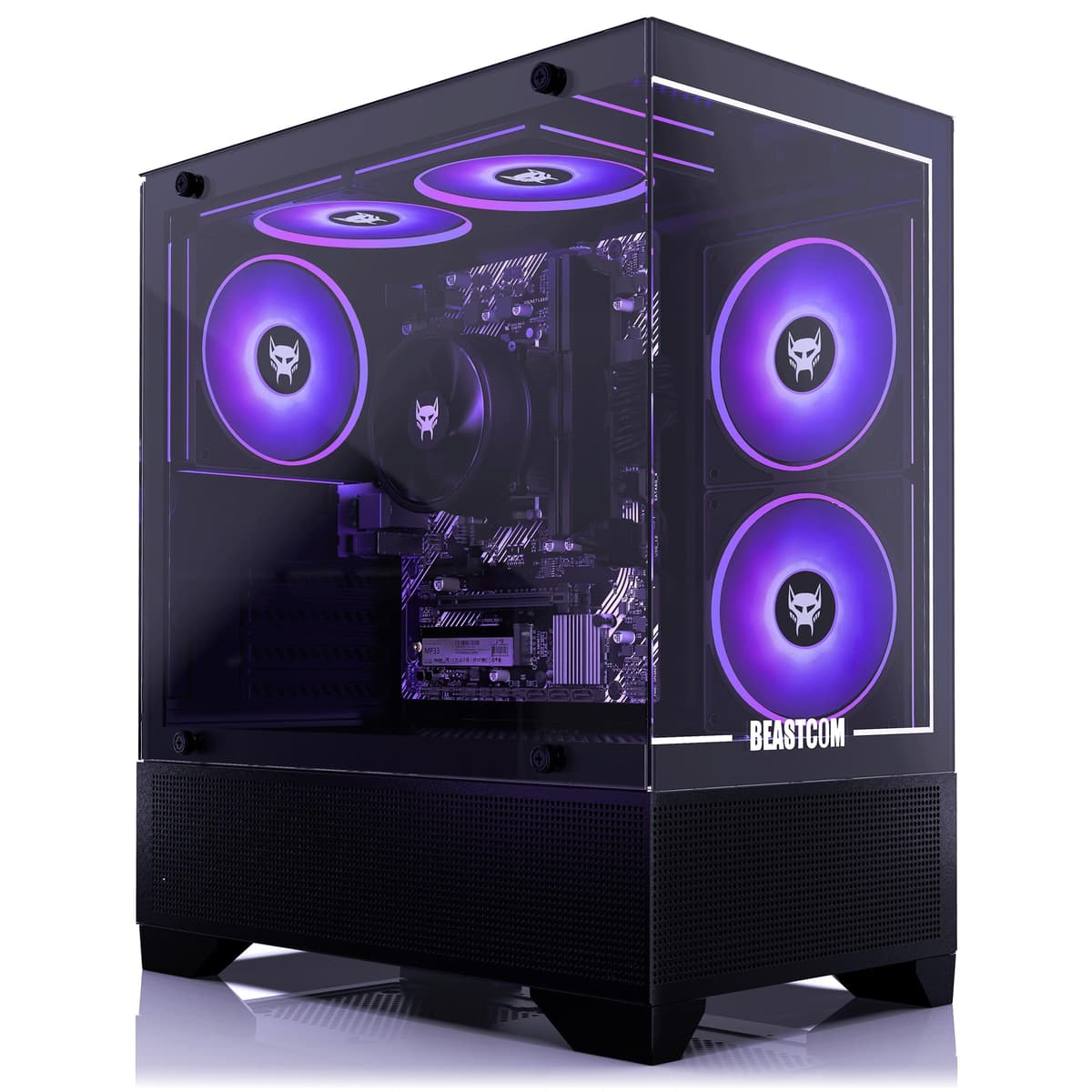 BEASTCOM Q3 Essential Gaming, PC Gamer 8 Hilos, AMD Ryzen 3 4X 4.00GHz, Gráficos Vega 6 4K, 16GB RAM, 512GB SSD, HDMI, USB 3.2, WiFi, Windows 11 Pro Q3-210