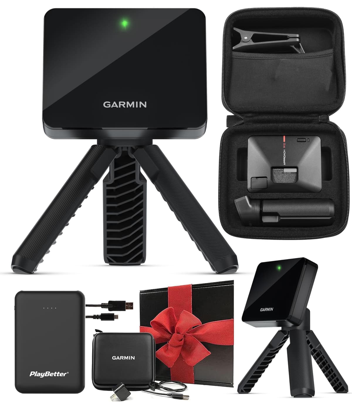 PlayBetter Garmin Approach R10 Launch Monitor & Simulador Portable - Bundle 010-02356-00