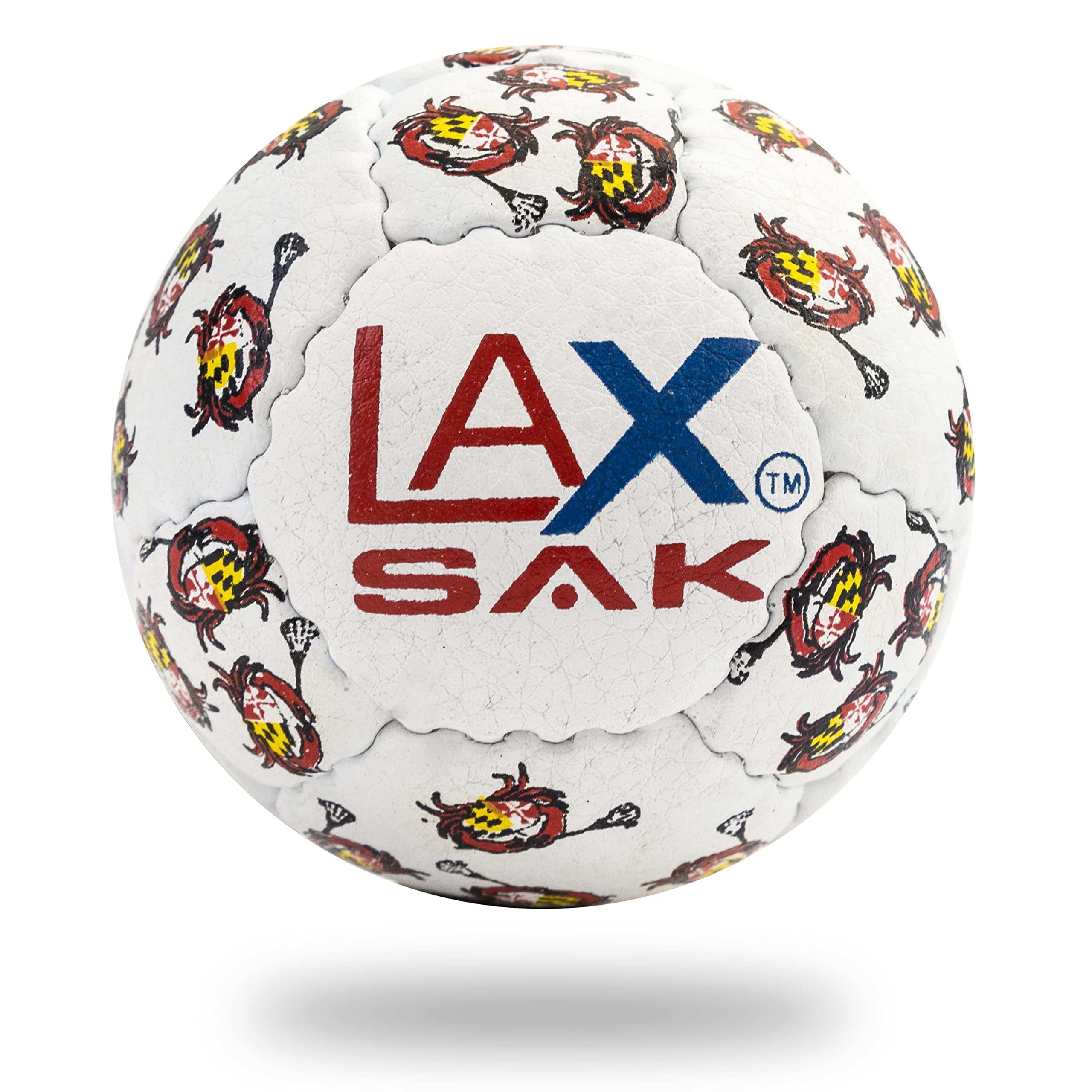 Lax Sak - Pelotas de práctica suaves para lacrosse, caja x120 (Mini Crabs) LSC-MC-120