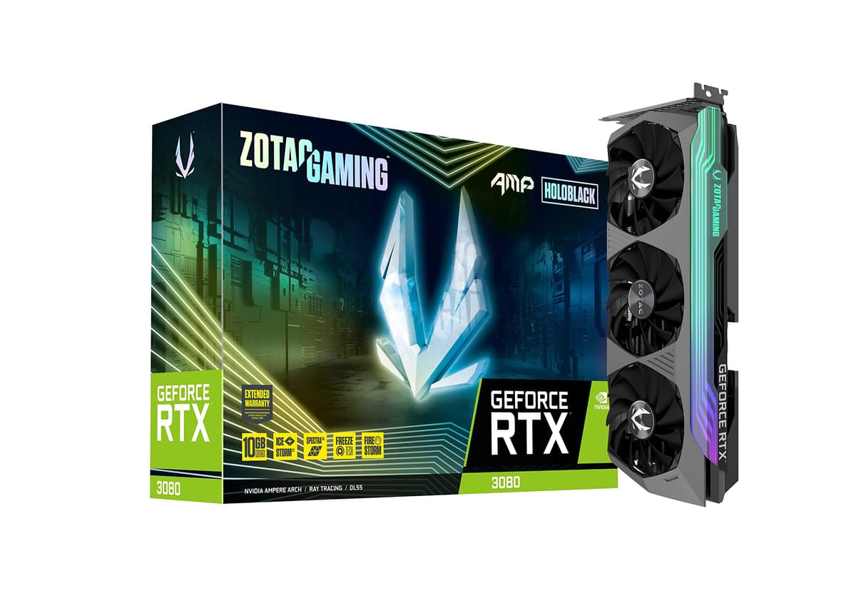 ZOTAC Gaming GeForce RTX 3080 AMP Holo LHR 10GB ZT-A30800F-10PLHR