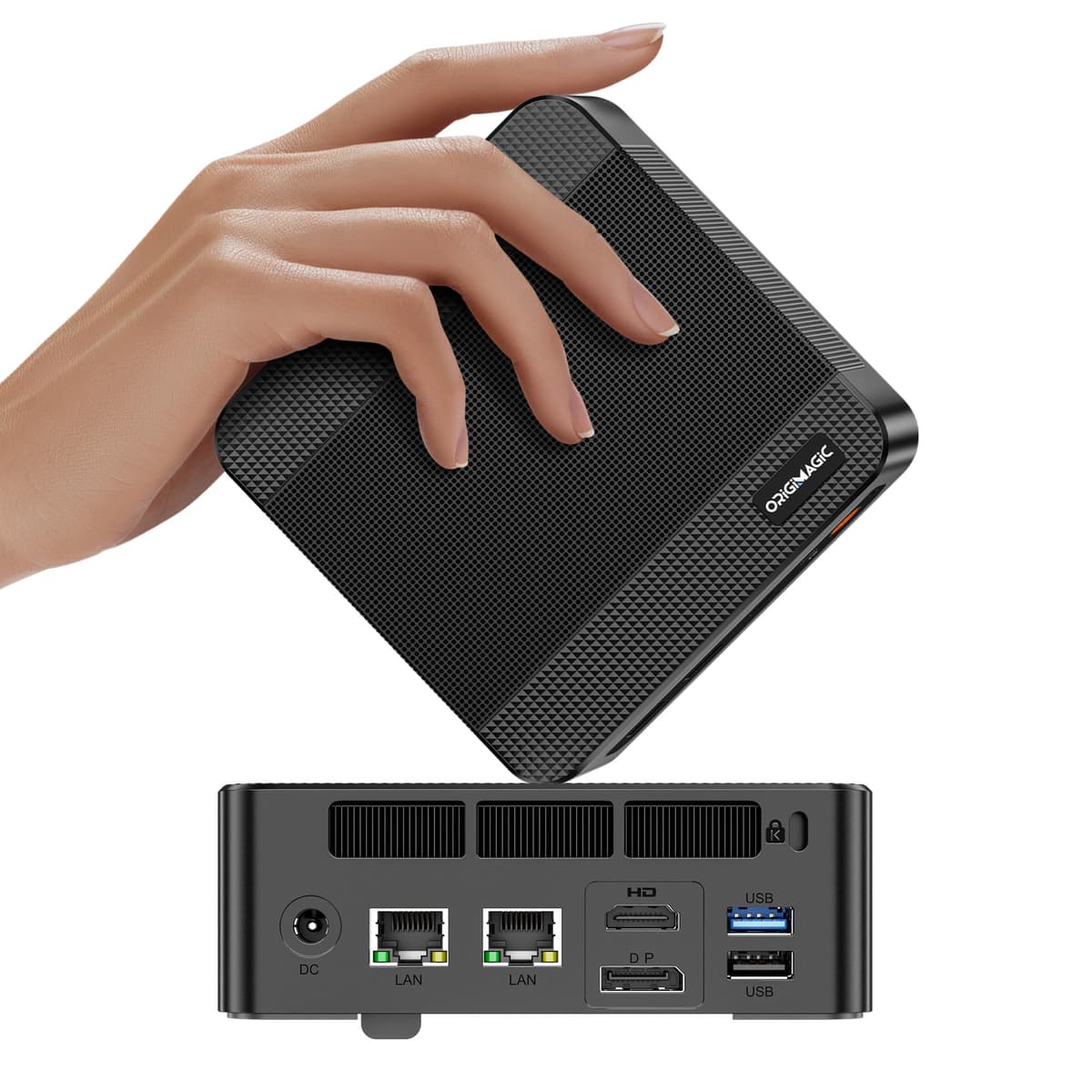 origimagic N4 Mini PC 11 Pro Ryzen 9 6900HX, Radeon 680M, 32GB, 1TB, Triple 4K, Dual LAN