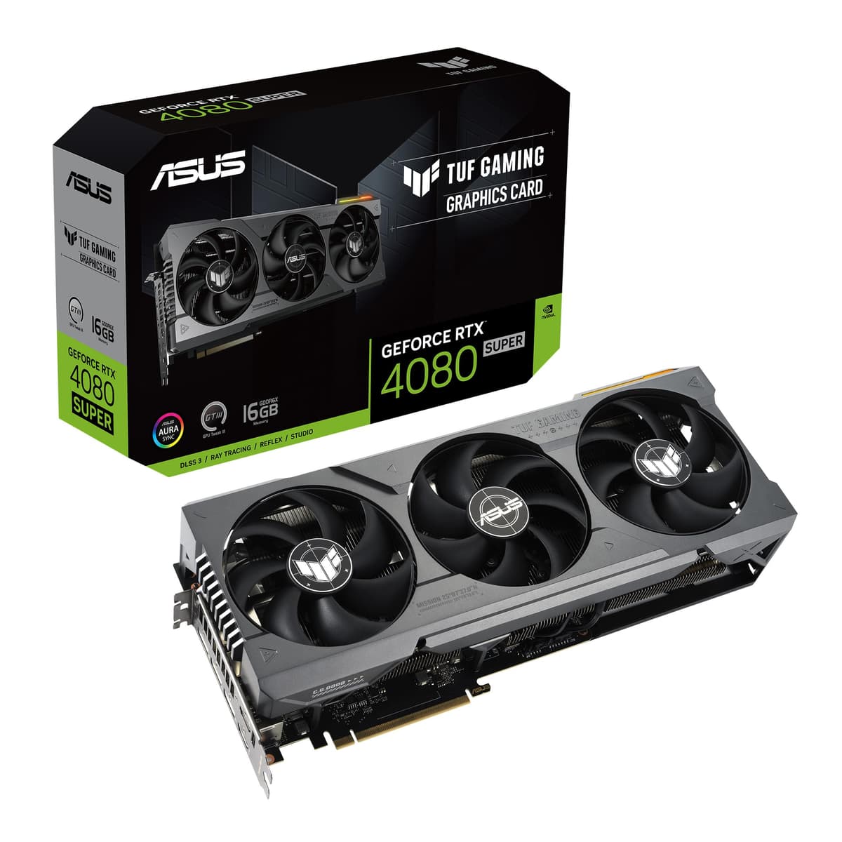 ASUS TUF Gaming GeForce RTX 4080 SUPER 16GB GDDR6X (PCIe 4.0, HDMI 2.1a, DisplayPort 1.4a) 90YV0KA1-M0AA00