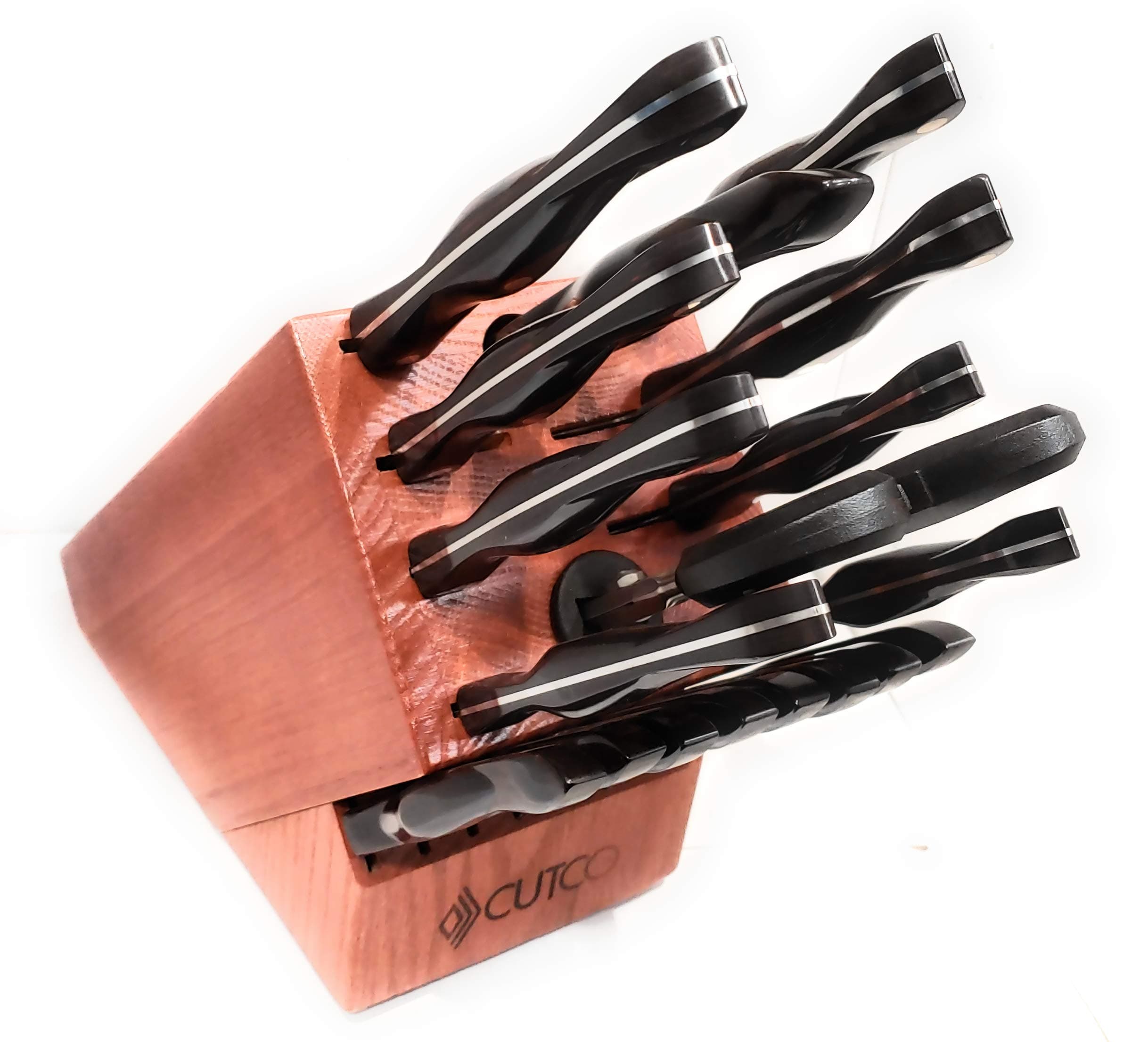 Cutco Set de Cocina 21 Piezas con Bloque de Roble acabado Cherry IT-PQX-18