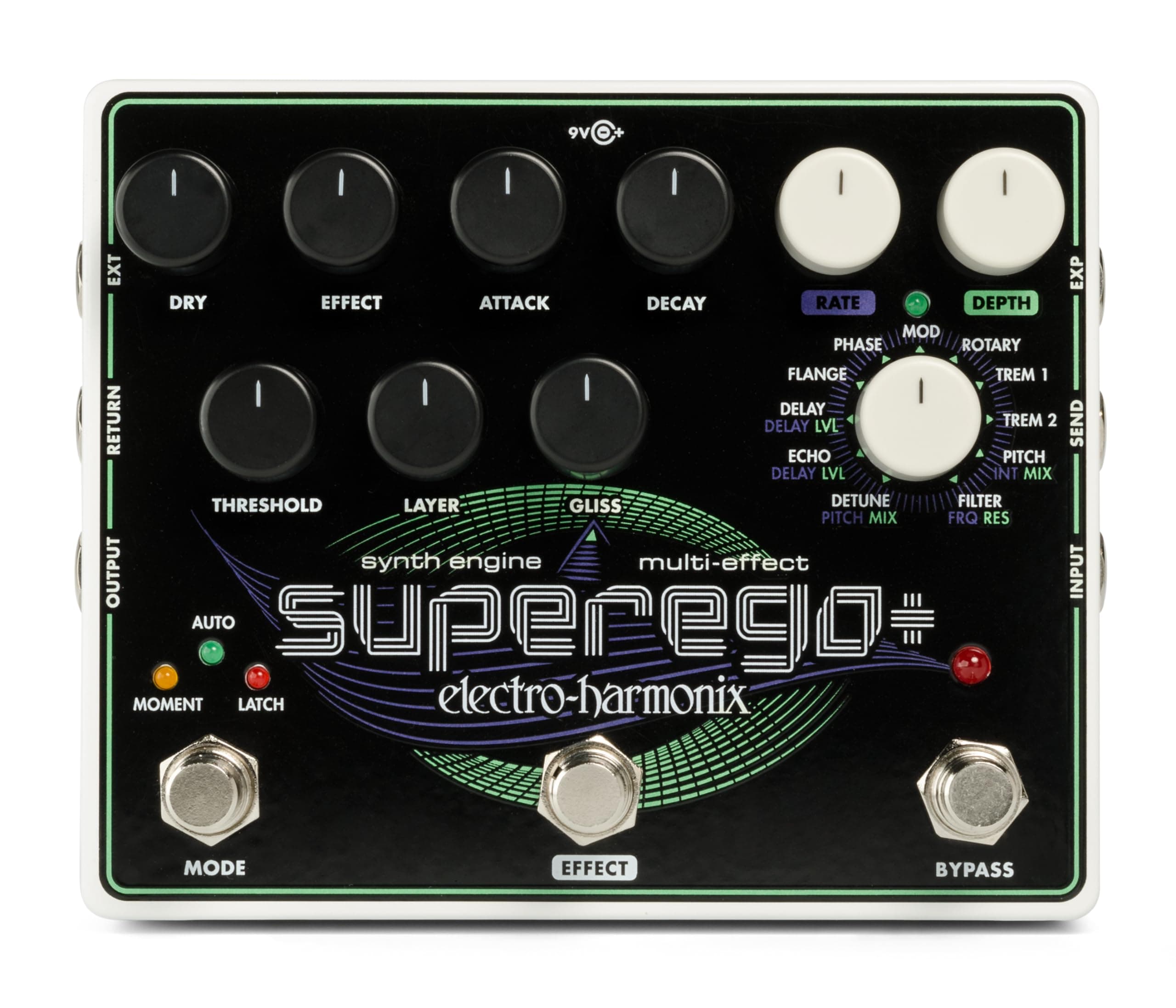 Electro-Harmonix Superego+ Motor de Síntesis/Pedal Multiefectos 107