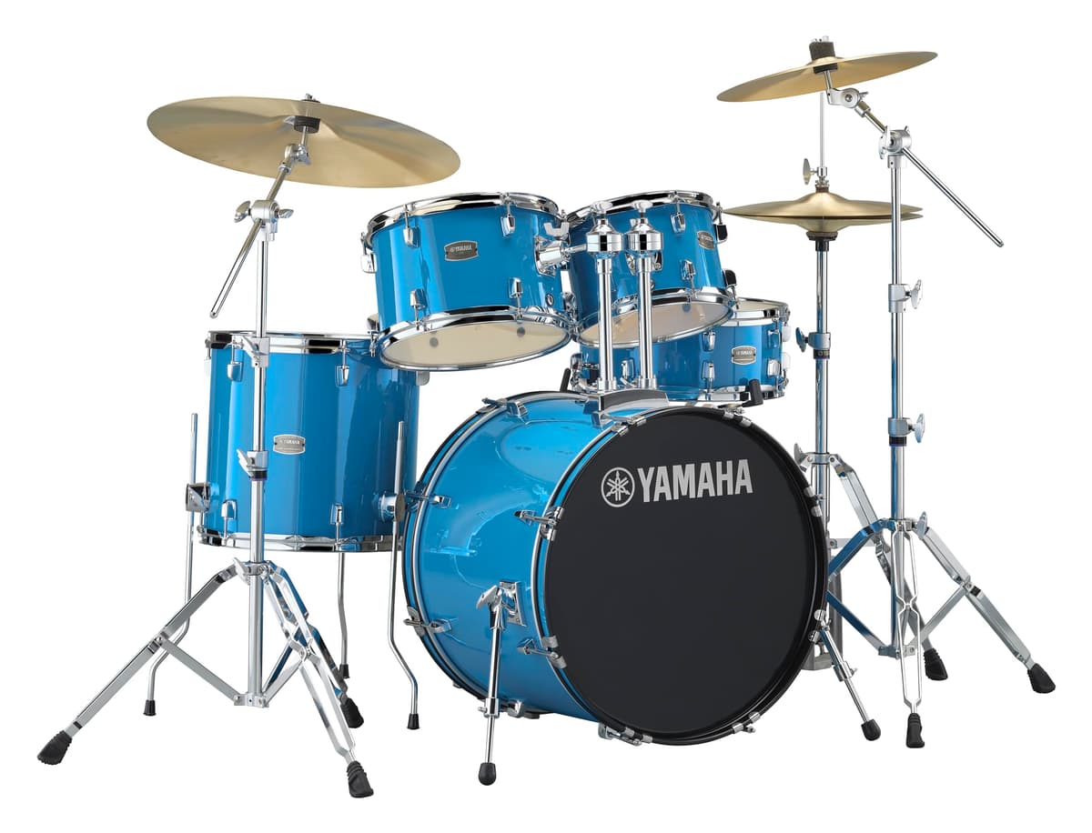 Yamaha Rydeen Set de Batería 5 piezas con bombo 20" y caja de madera, Sky Blue RDP0F5SKB
