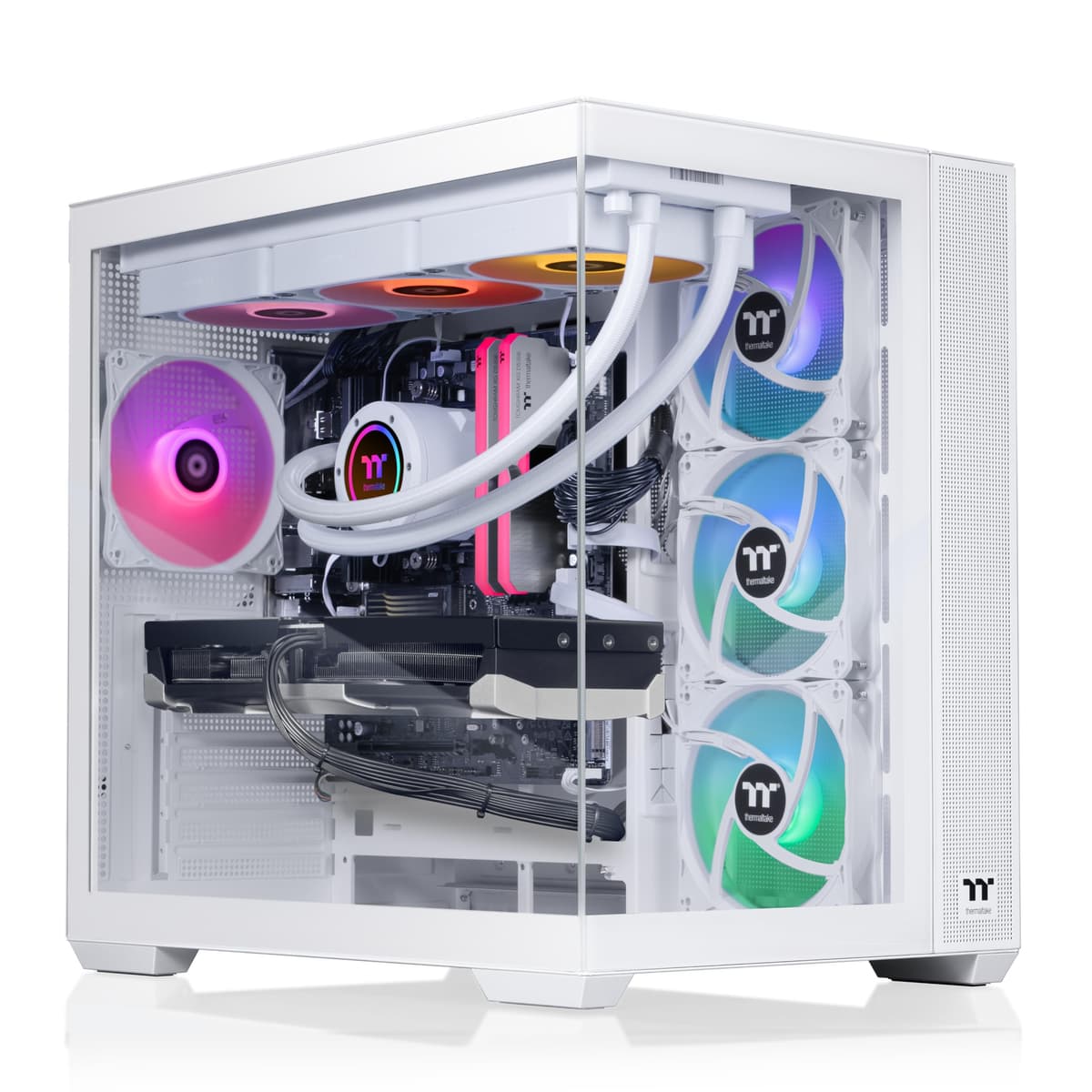 Thermaltake LCGS View i1470S-380 Gaming Desktop (Intel i9-14900KF, RTX 5070, 32GB DDR5 6000, 1TB NVMe, WiFi, Windows 11) V38S-Z790-570-LCS