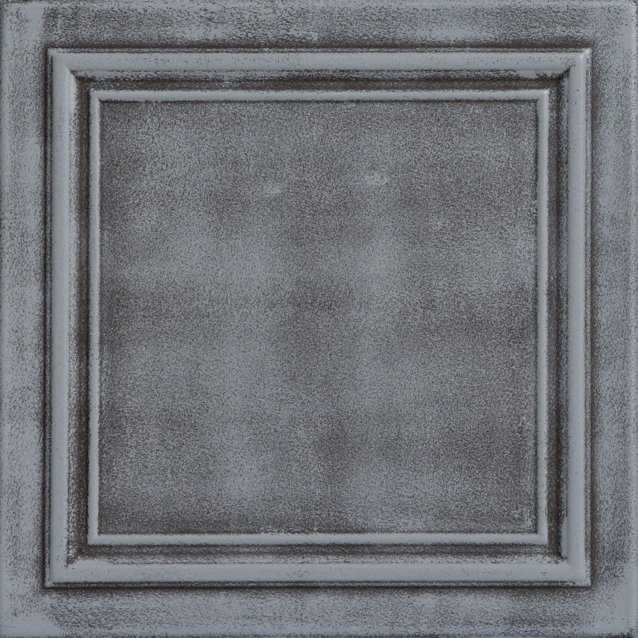 À LA MAISON CEILINGS R24 Panel de techo de espuma con diseño lineal para pegar (384 sq. ft./Case), Paquete de 144, Gris Musgo R24mg-144