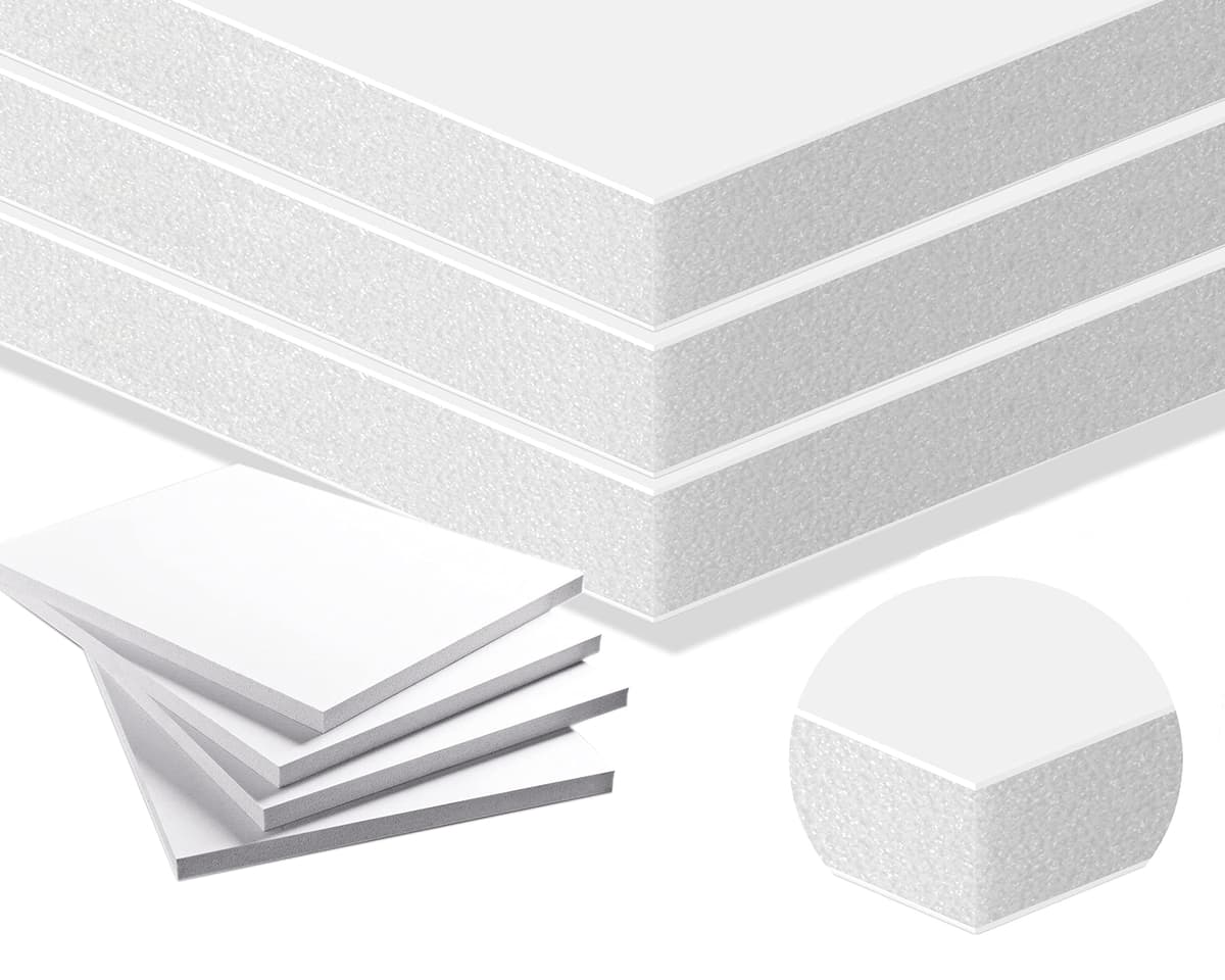 WHOLESALE ARTS AND FRAMES Foam Board 11x17 100PK 3/8 Thick Rigid Foam Core Boards 3/8WB