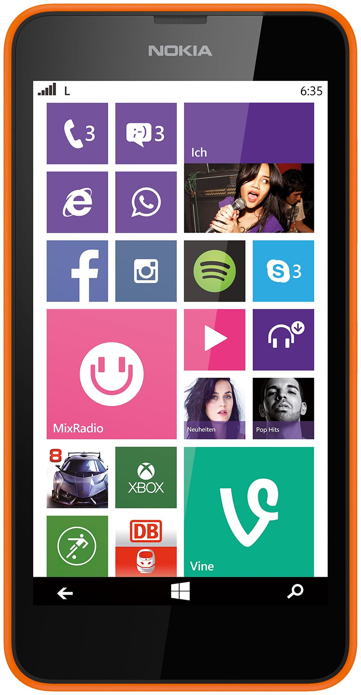 Nokia Lumia 635 LTE Orange 6438158659254
