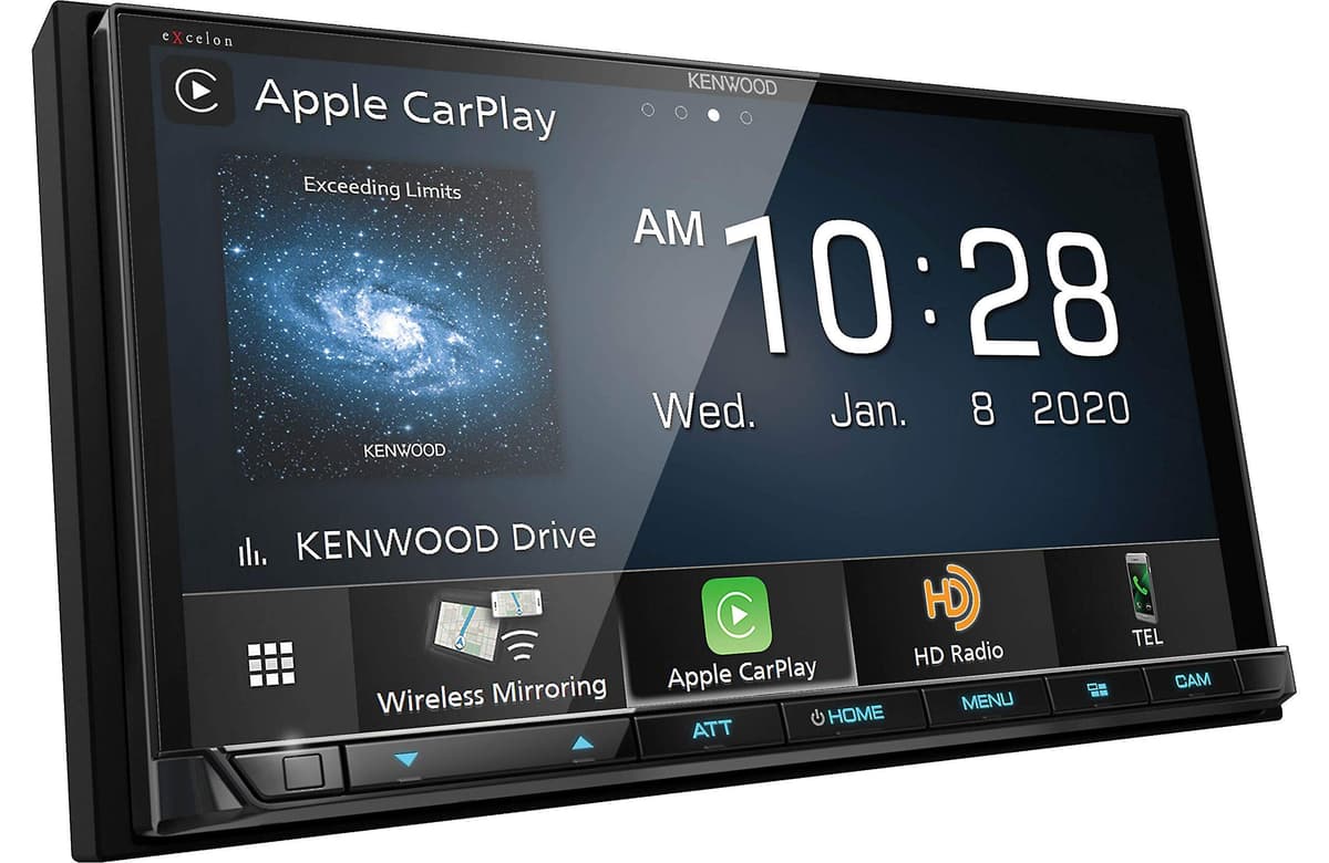 Kenwood DMX907S Excelon Receptor Multimedia con Pantalla Capacitiva de 6, 95 pulgadas (Reacondicionado) DMX907S-REF