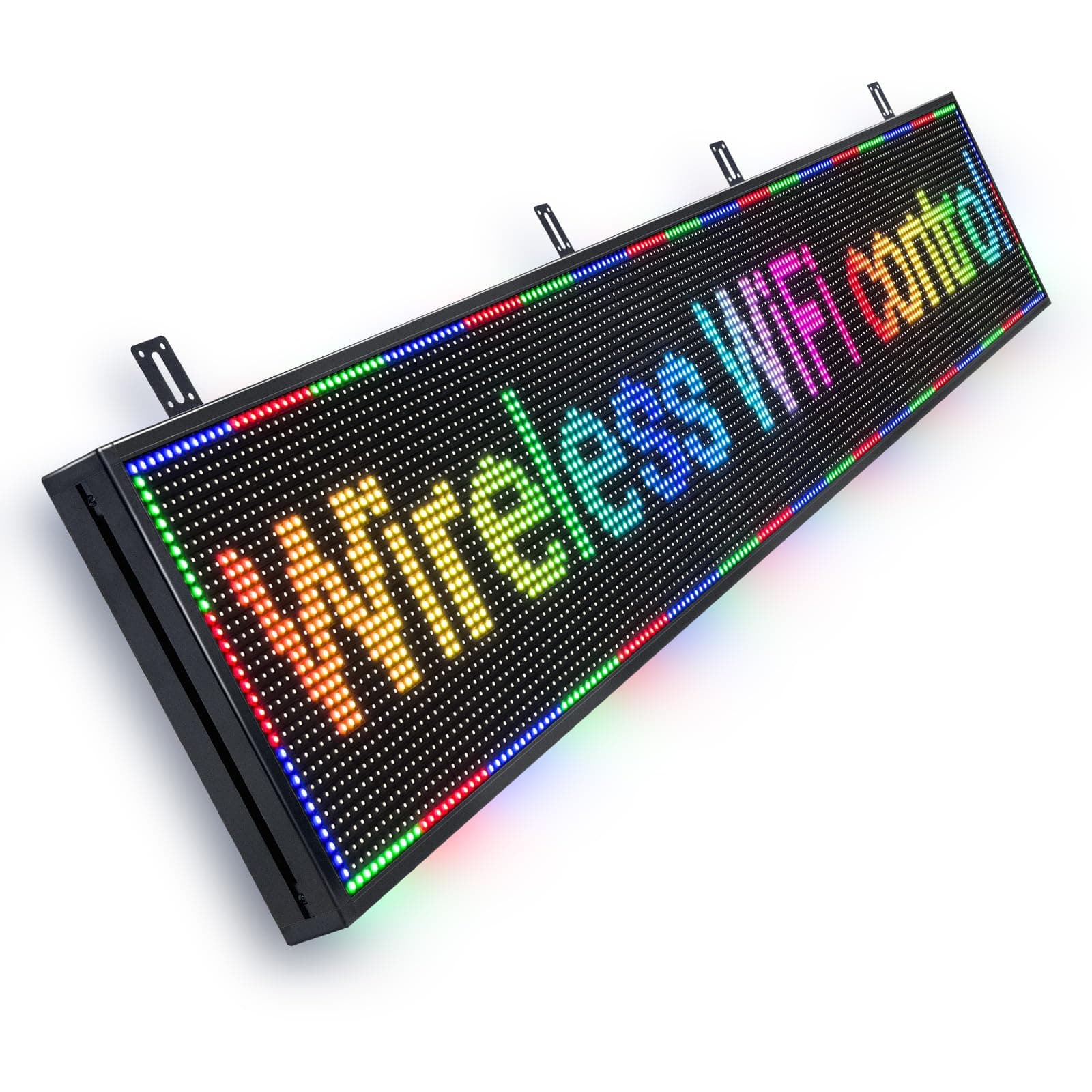 LIBACHENPL Cartel LED Programable 77"x14" - Ticker Scrolling para Negocios nx-led-003