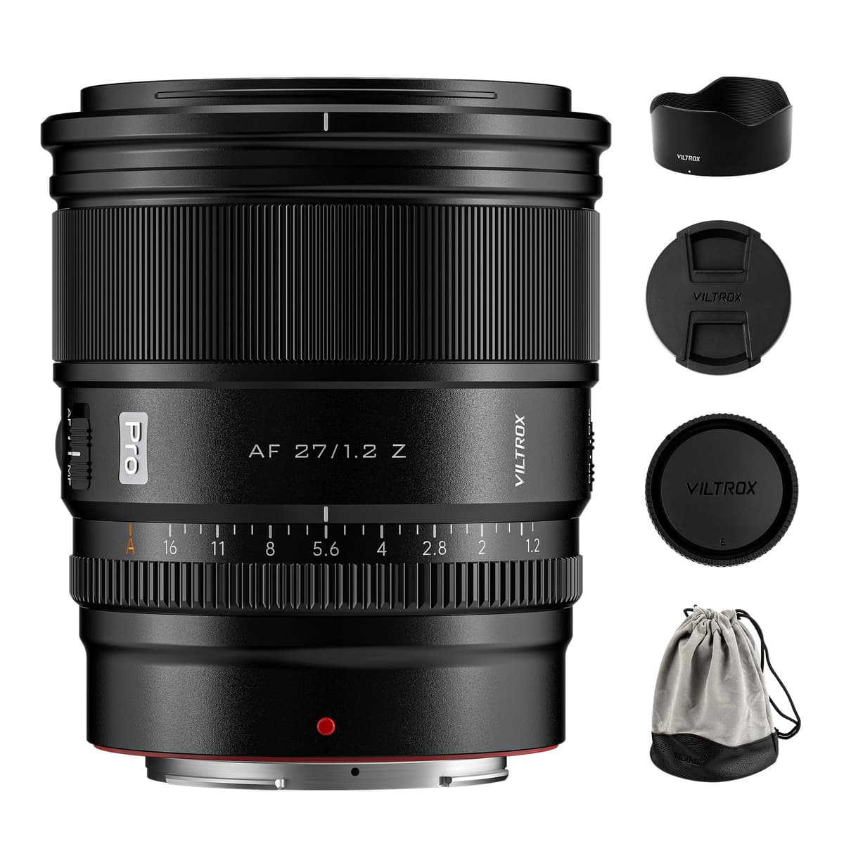 VILTROX 27mm f/1.2 Z para Montura Nikon Z, Autoenfoque PRO 27mm f/1.2 Gran Apertura Lente Prime con Autoenfoque para Cámara Mirrorless Montura Z Nikon Z5, Z50, Z6, Z6II, Z7, Z7II, ZFC, Z30, Z9, Z8, ZF WY-27mm F1.2 Z