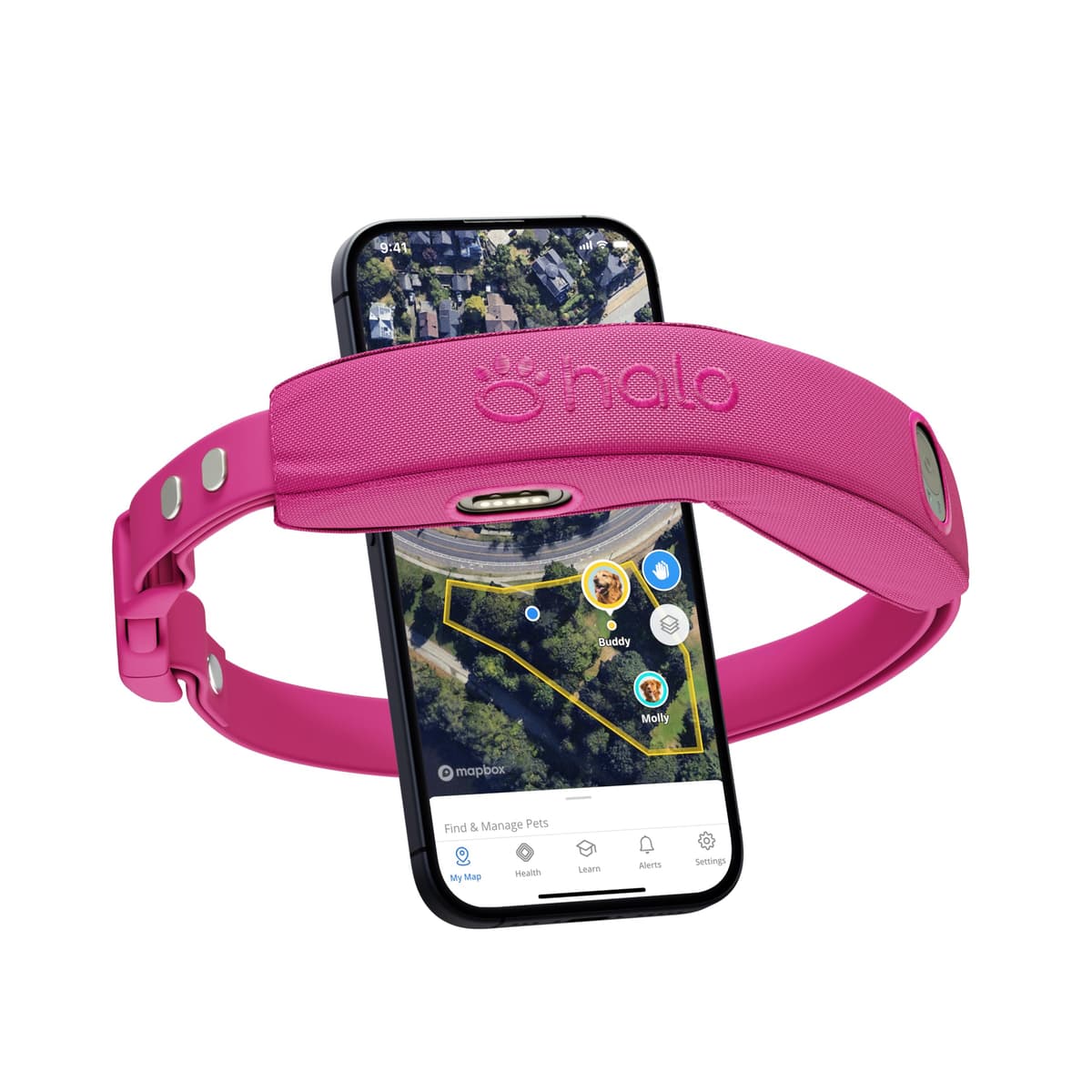 Halo Collar 4, Cerca Inalámbrica GPS para Perros & Collar de Entrenamiento con Rastreador GPS 850035906538