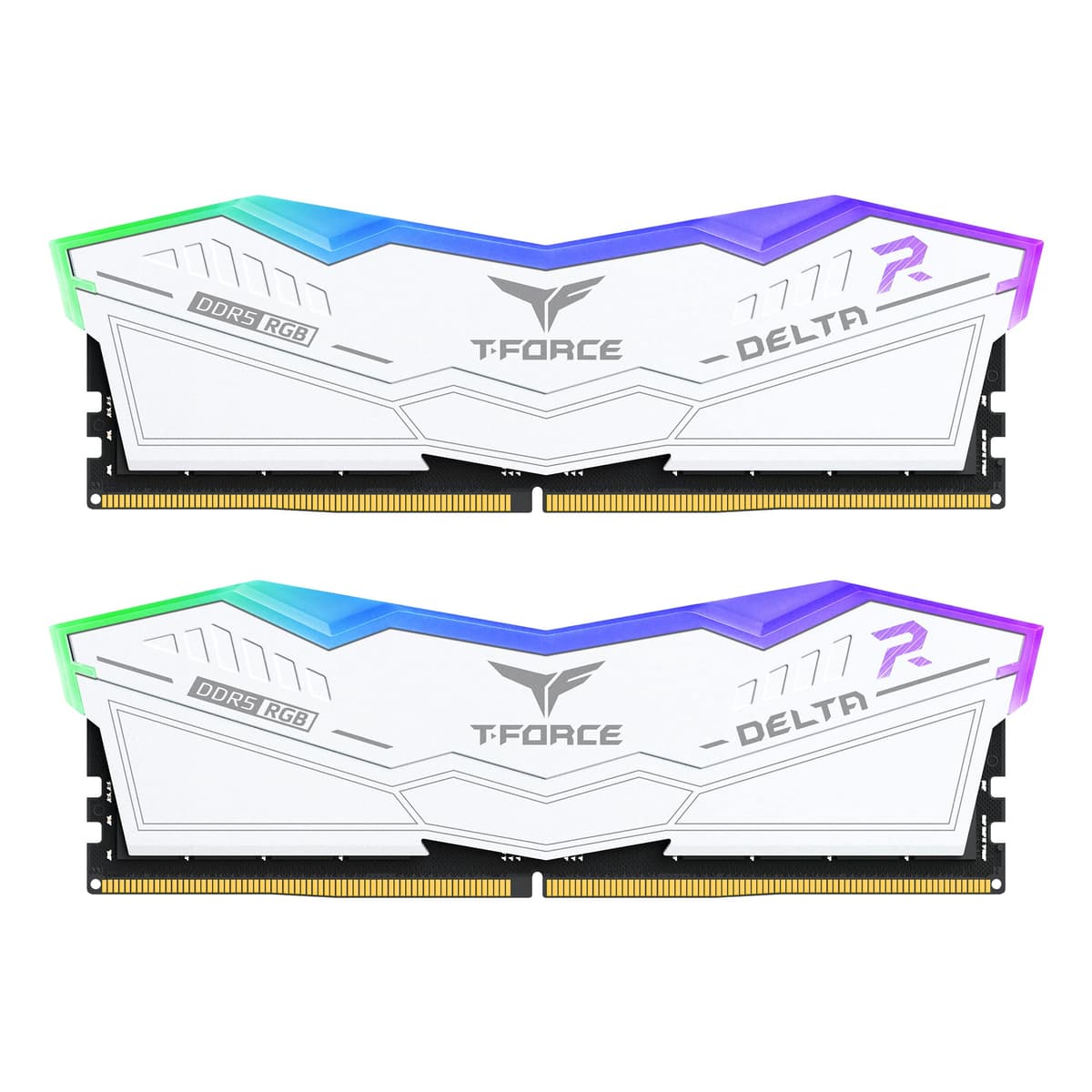 TEAMGROUP T-Force Delta RGB DDR5 48GB (2x24GB) 7600MHz PC5-60800 CL36 - Blanco FF4D548G7600HC36EDC01