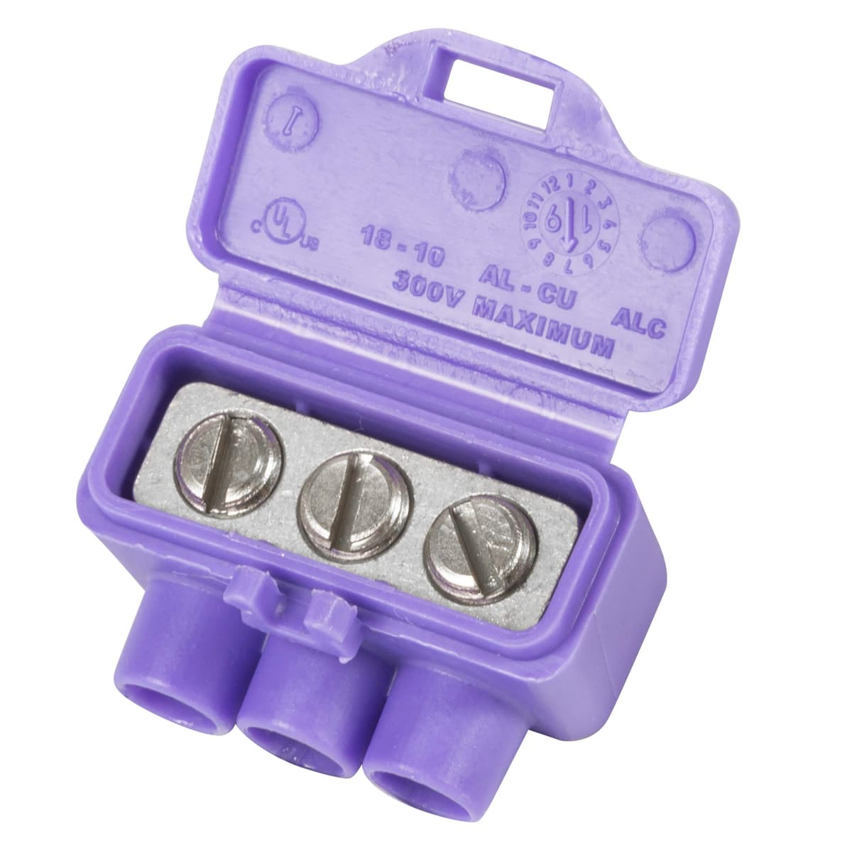 King Innovation AlumiConn 95145 conector para cableado de aluminio, paquete de 1000, púrpura