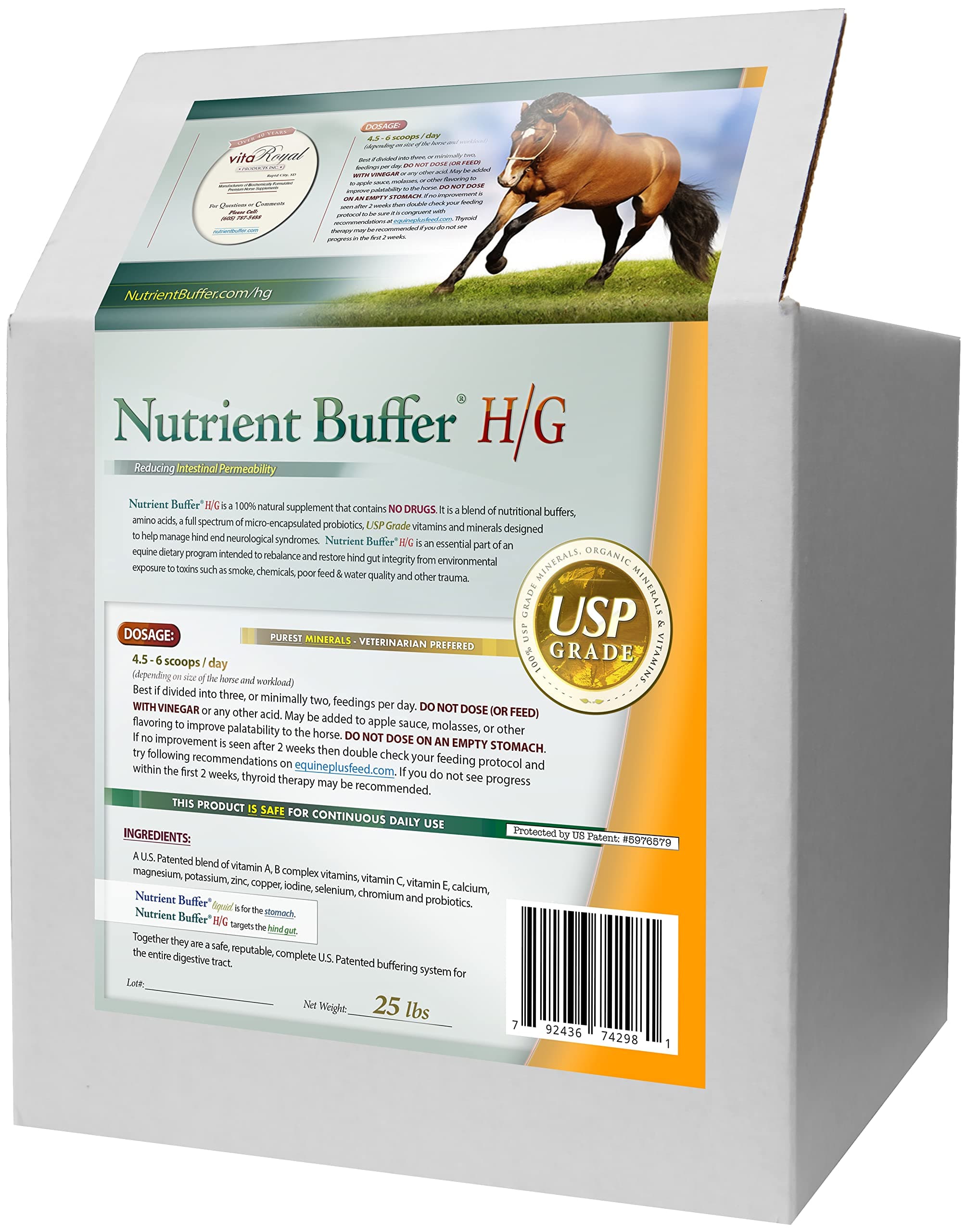 Nutrient Buffer HG - Fórmula de Soporte Digestivo para Caballos