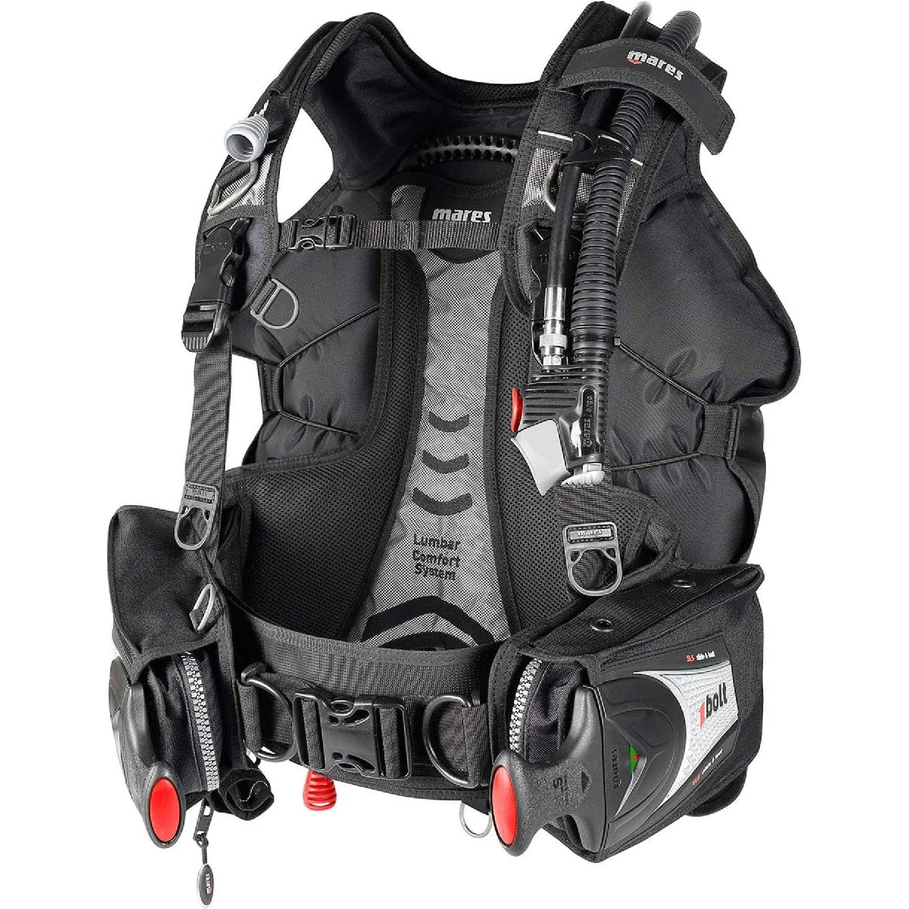 Mares Bolt SLS BCD chaleco compensador de flotabilidad para buceo, talla Small 417362