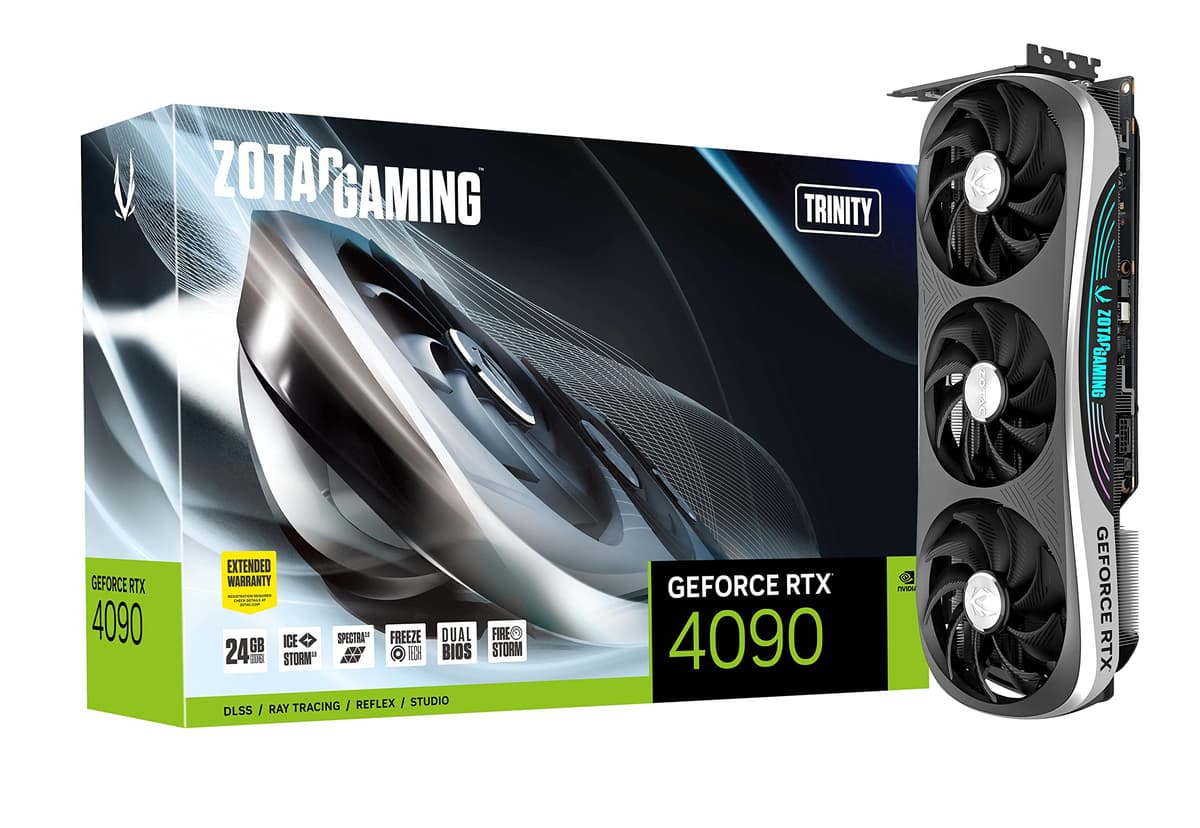 ZOTAC Gaming GeForce RTX 4090 Trinity 24GB GDDR6X - 384-bit, IceStorm 3.0, Spectra 2.0 ZT-D40900D-10P